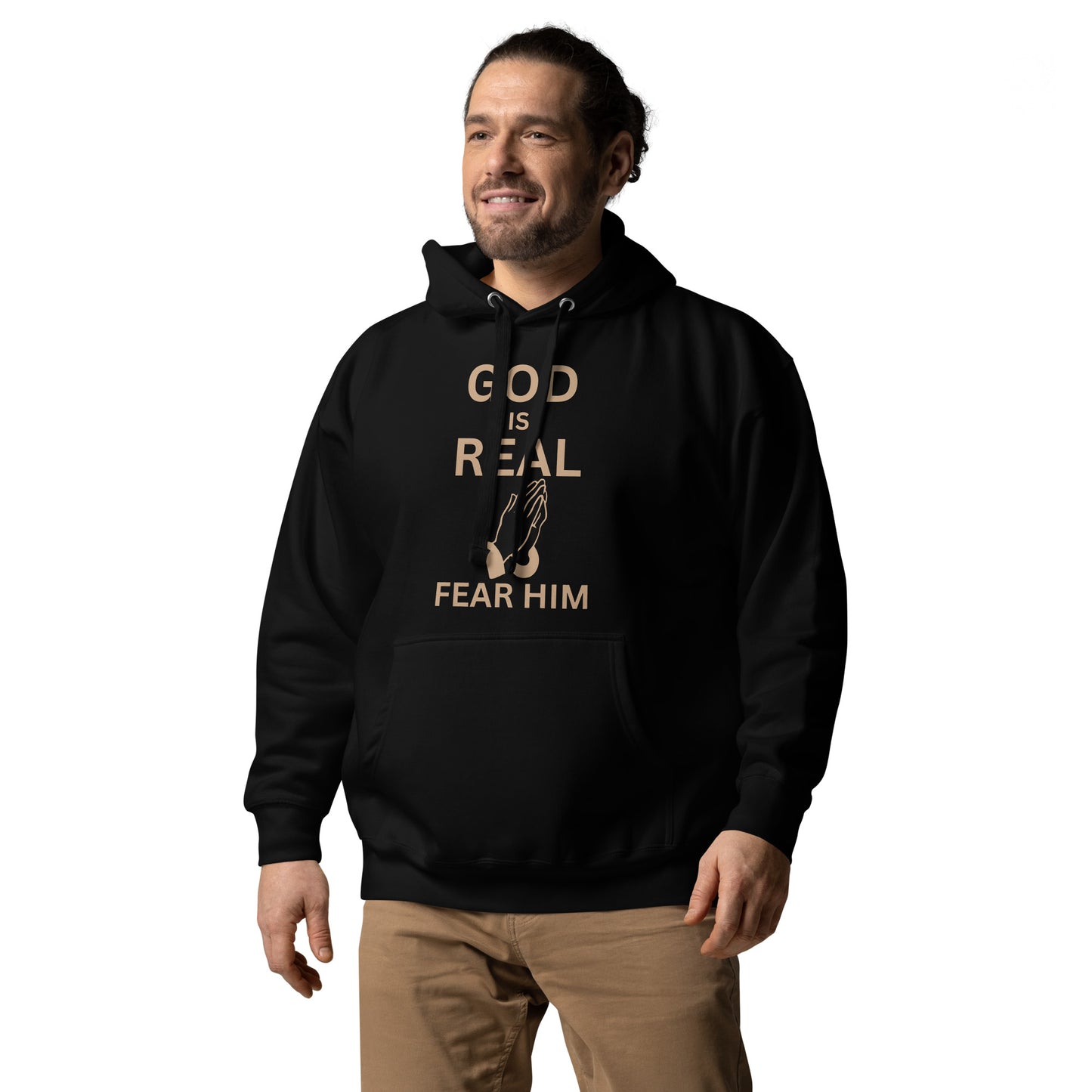 God is Real Christian Unisex Hoodie