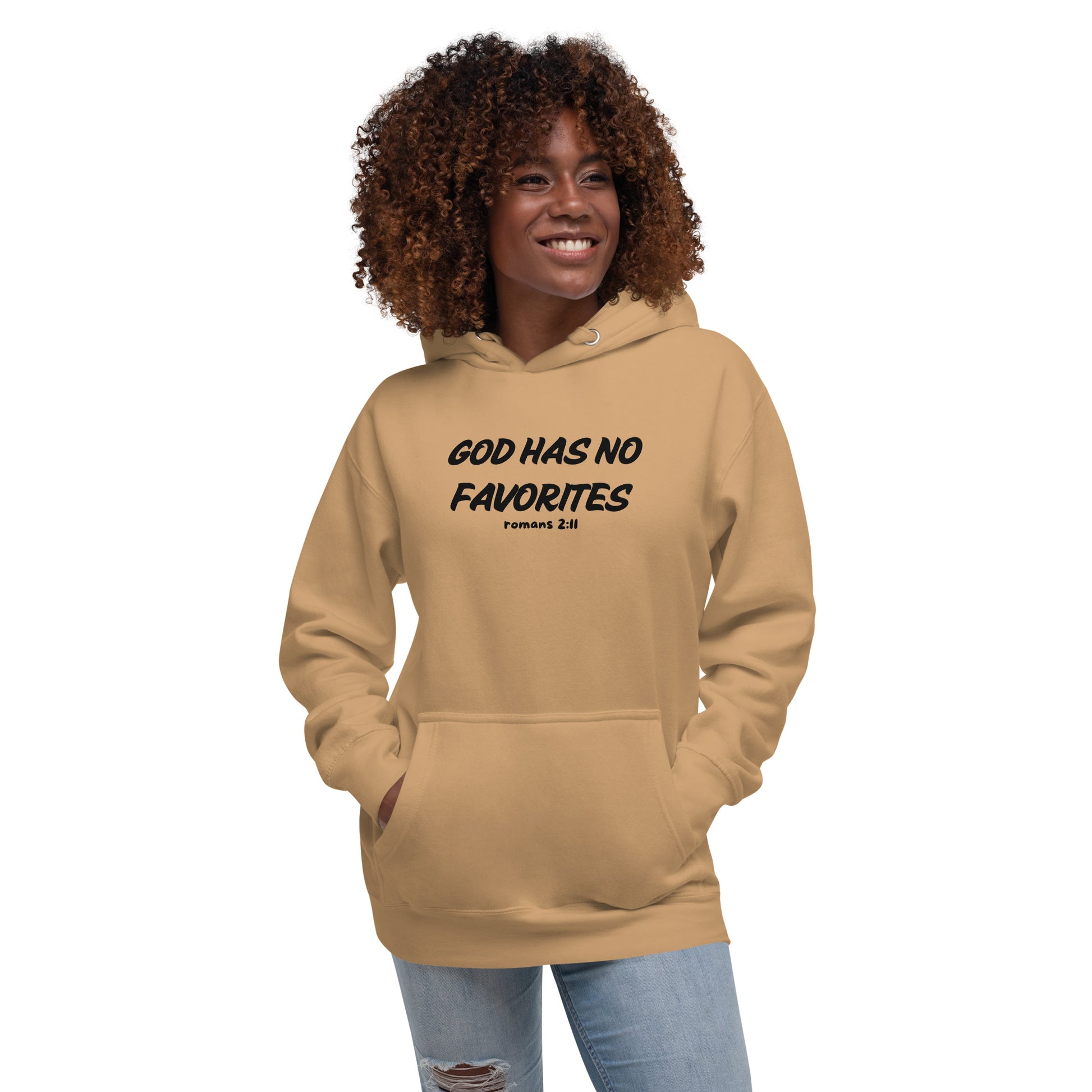 God Has No Favorites Inspirational Unisex Hoodie