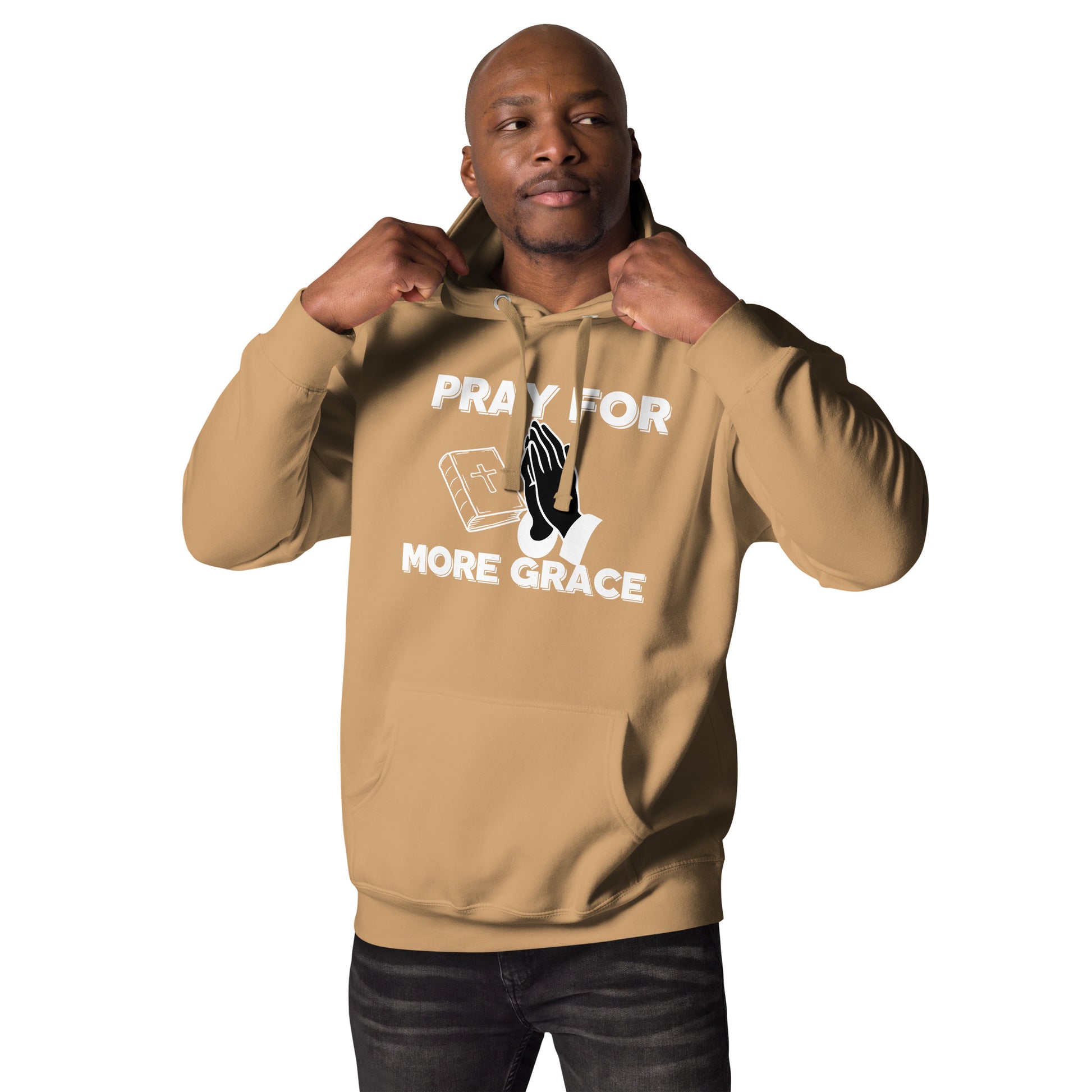 Pray for More Grace Christian Inspirational Unisex Hoodie