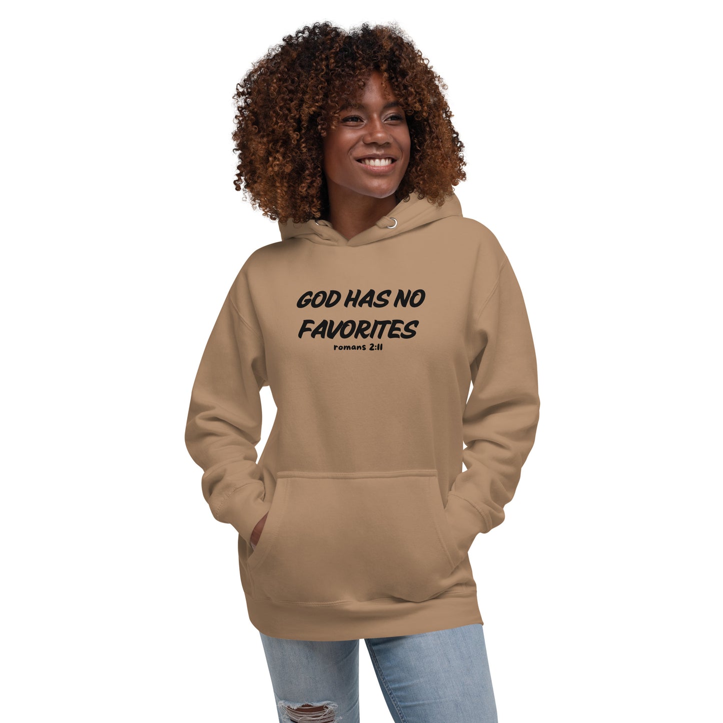 God Has No Favorites Inspirational Unisex Hoodie