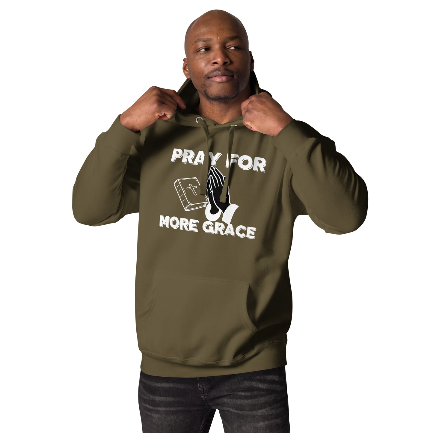 Pray for More Grace Christian Inspirational Unisex Hoodie