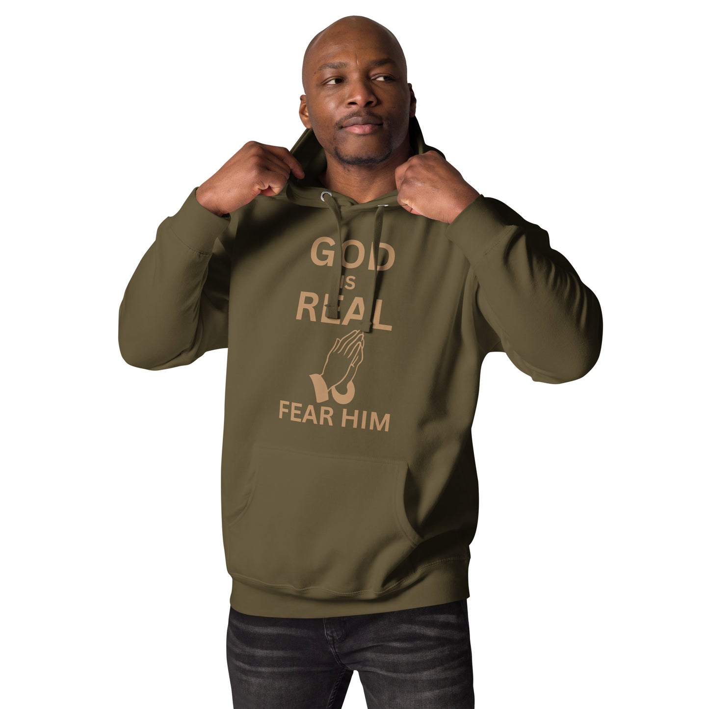 God is Real Christian Unisex Hoodie