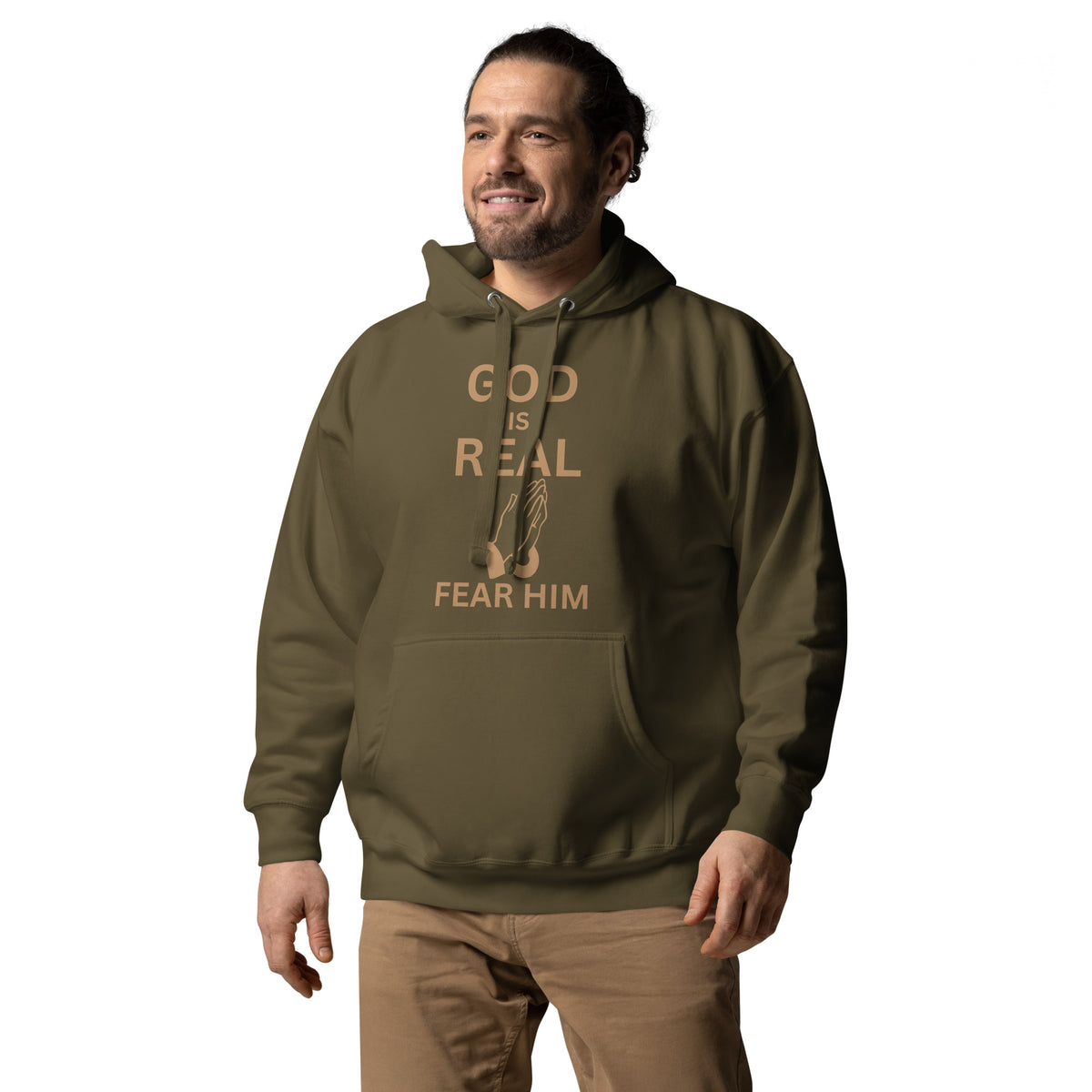 God is Real Christian Unisex Hoodie