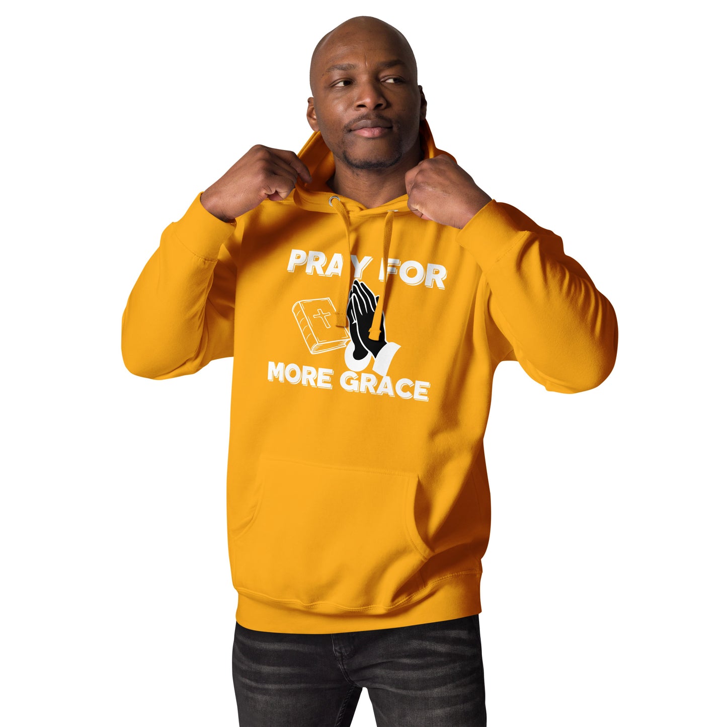 Pray for More Grace Christian Inspirational Unisex Hoodie