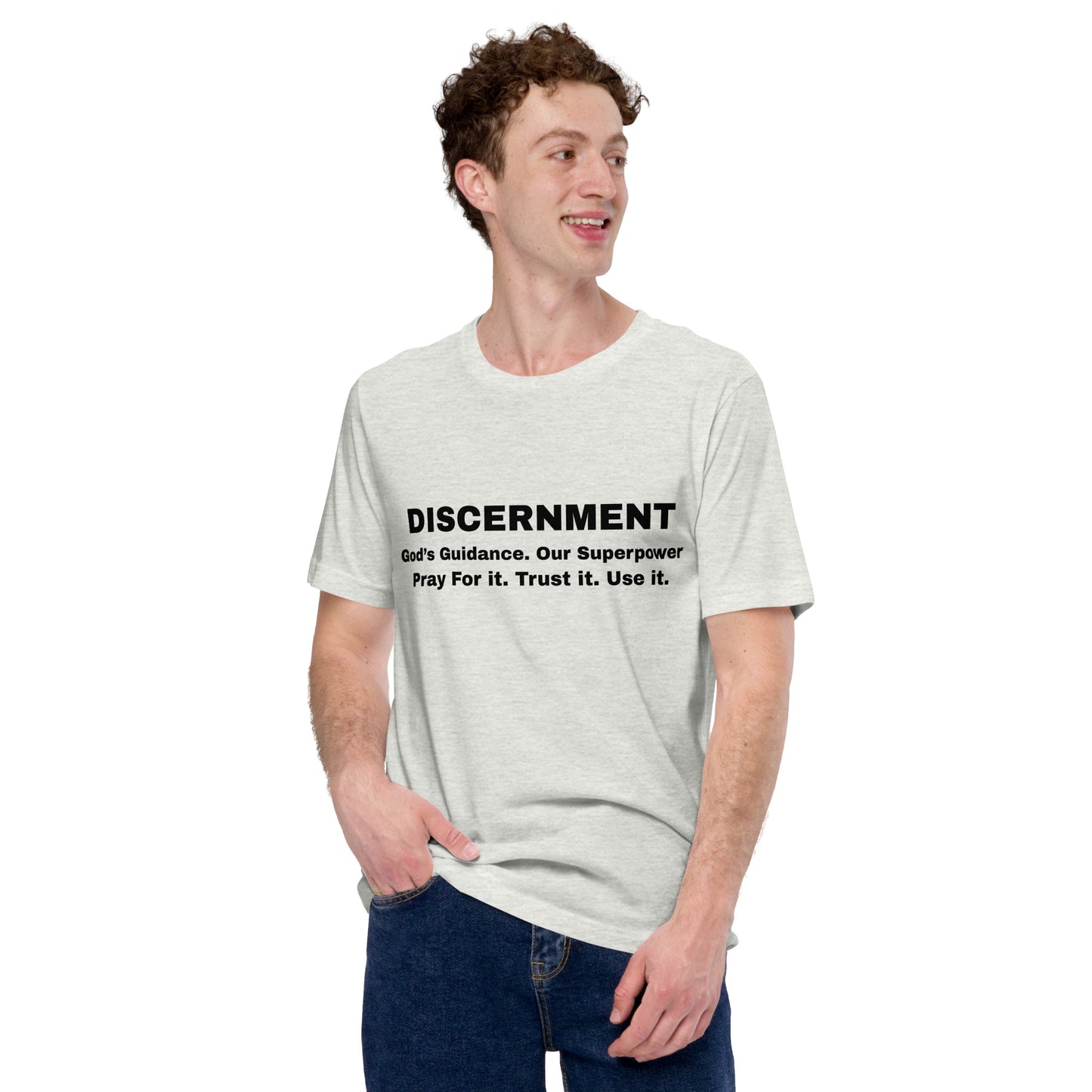Discernment Christian T-Shirt | God's Guidance Faith Inspirational Unisex T Shirt