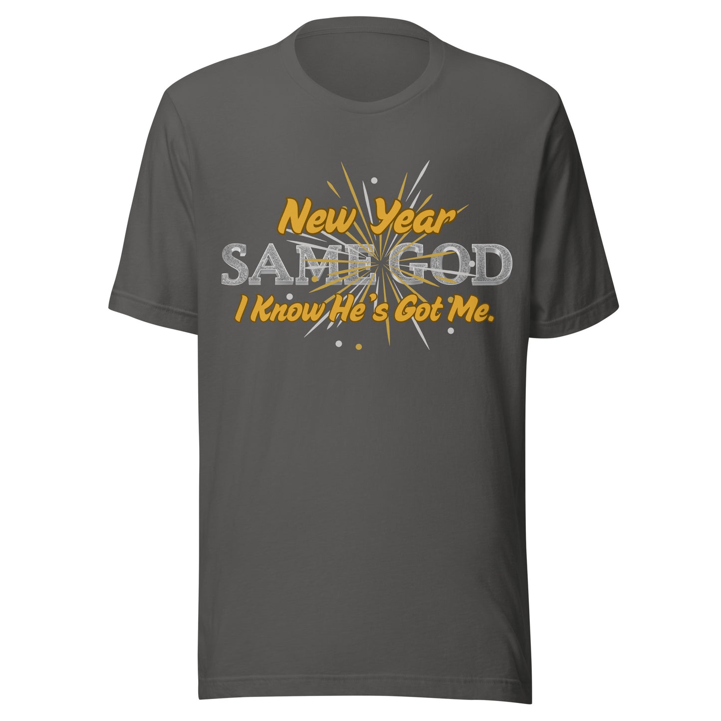 New Year 2026 T Shirt- New Year Same God Inspirational Unisex T Shirt