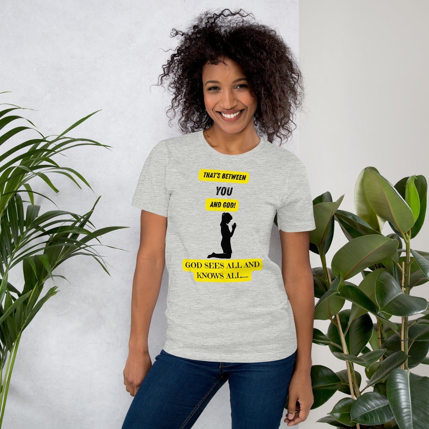 Christian Inspirational Unisex  T Shirt  Bella  Canvas 3001