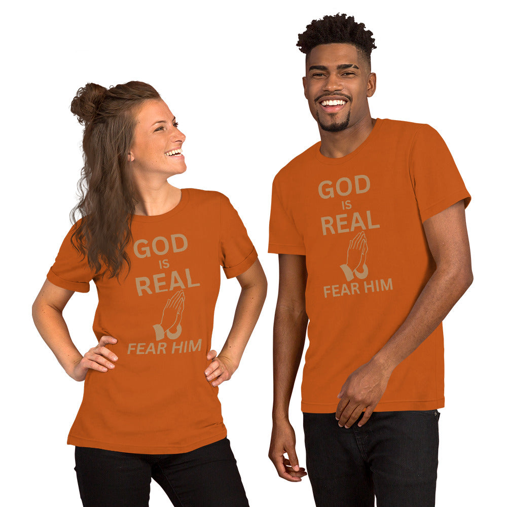 God Is Real Christian T-Shirt Unisex