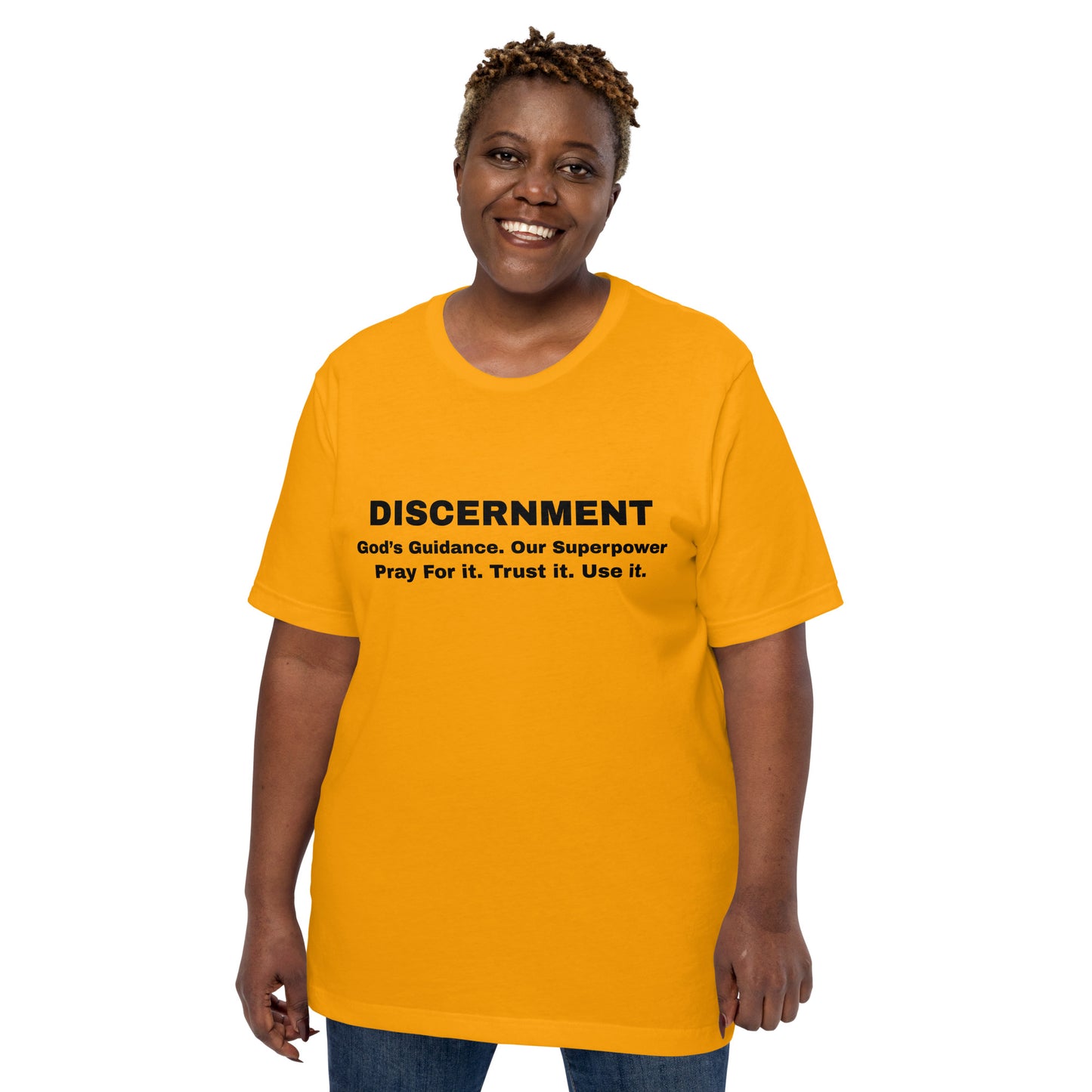 Discernment Christian T-Shirt | God's Guidance Faith Inspirational Unisex T Shirt