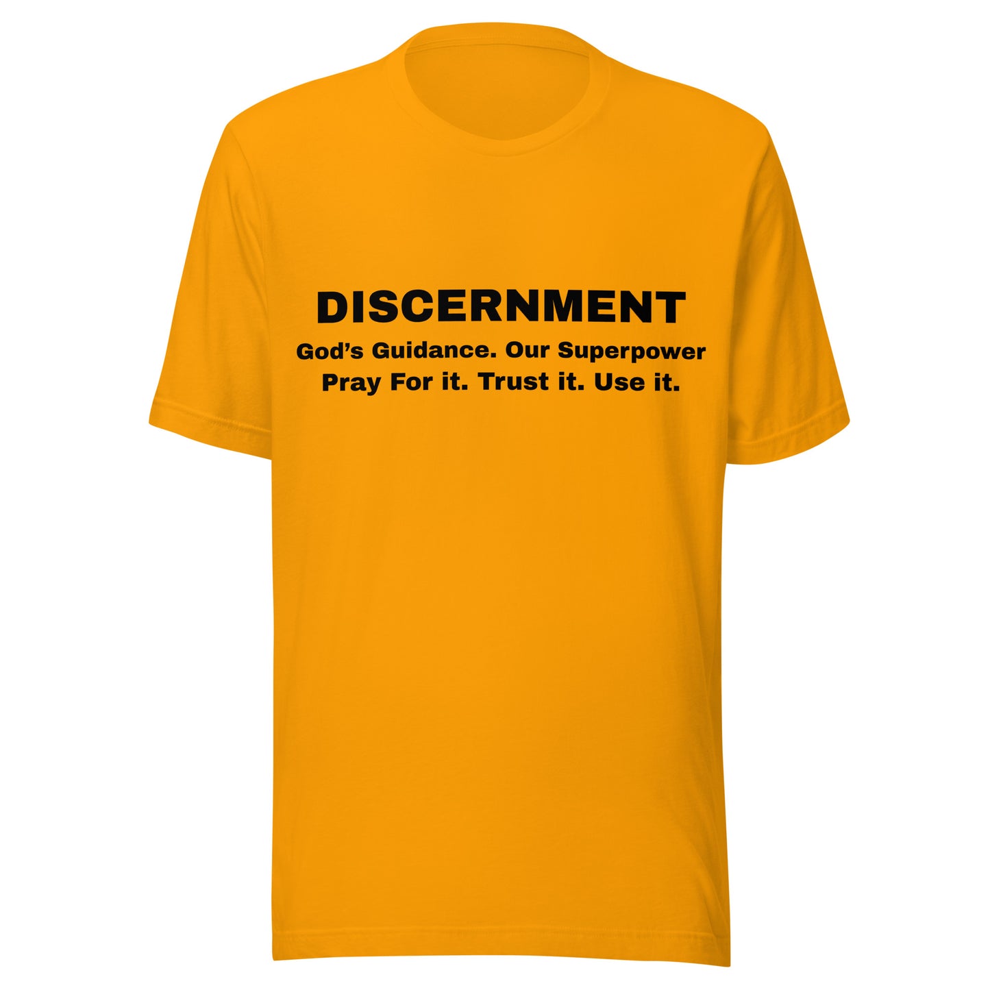 Discernment Christian T-Shirt | God's Guidance Faith Inspirational Unisex T Shirt