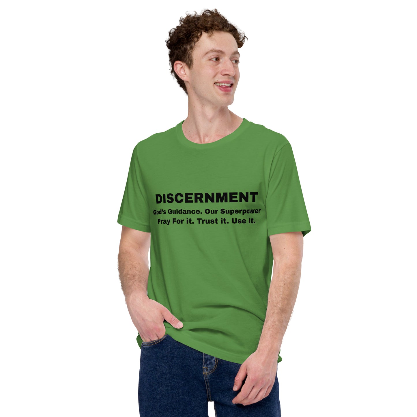 Discernment Christian T-Shirt | God's Guidance Faith Inspirational Unisex T Shirt
