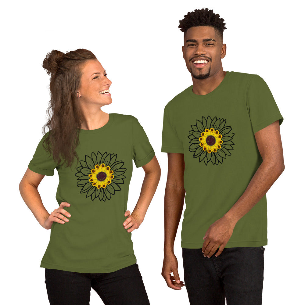 Sunflower Motivational T Shirt Unisex