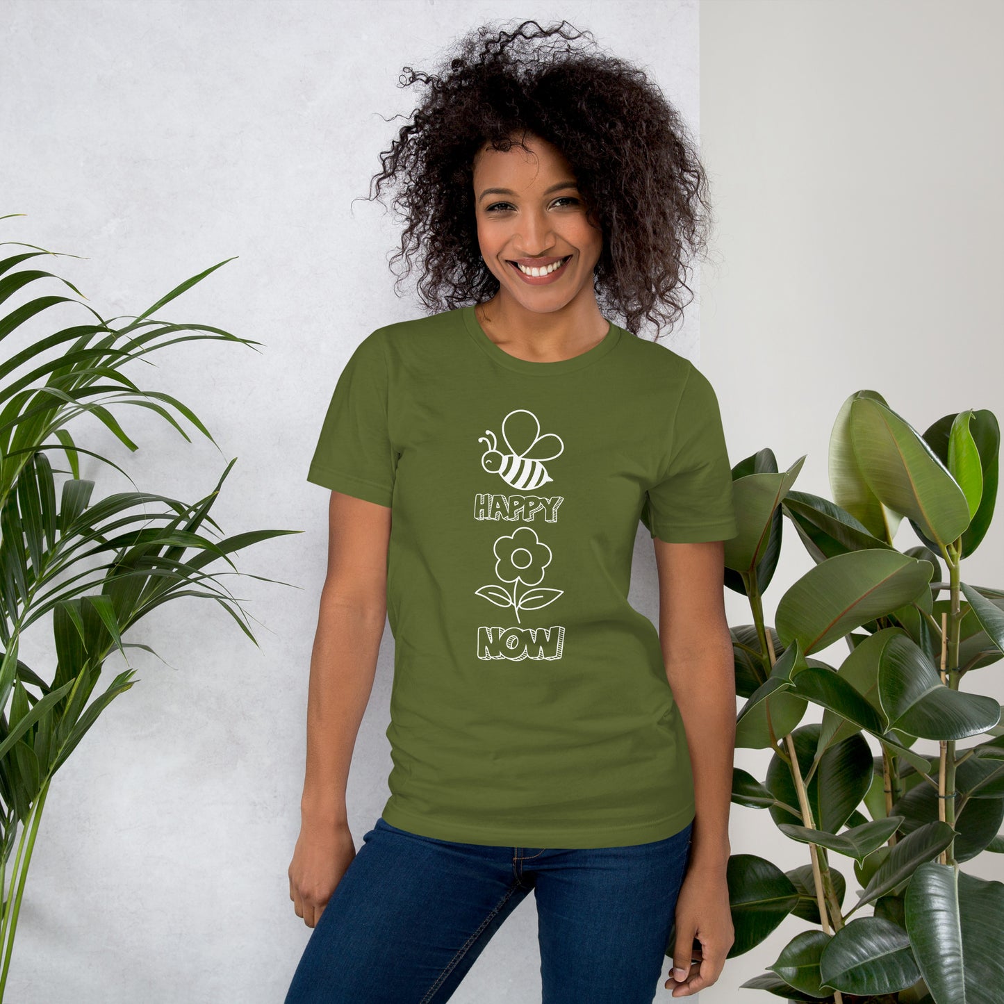 Be Happy Now Inspirational T Shirt Unisex