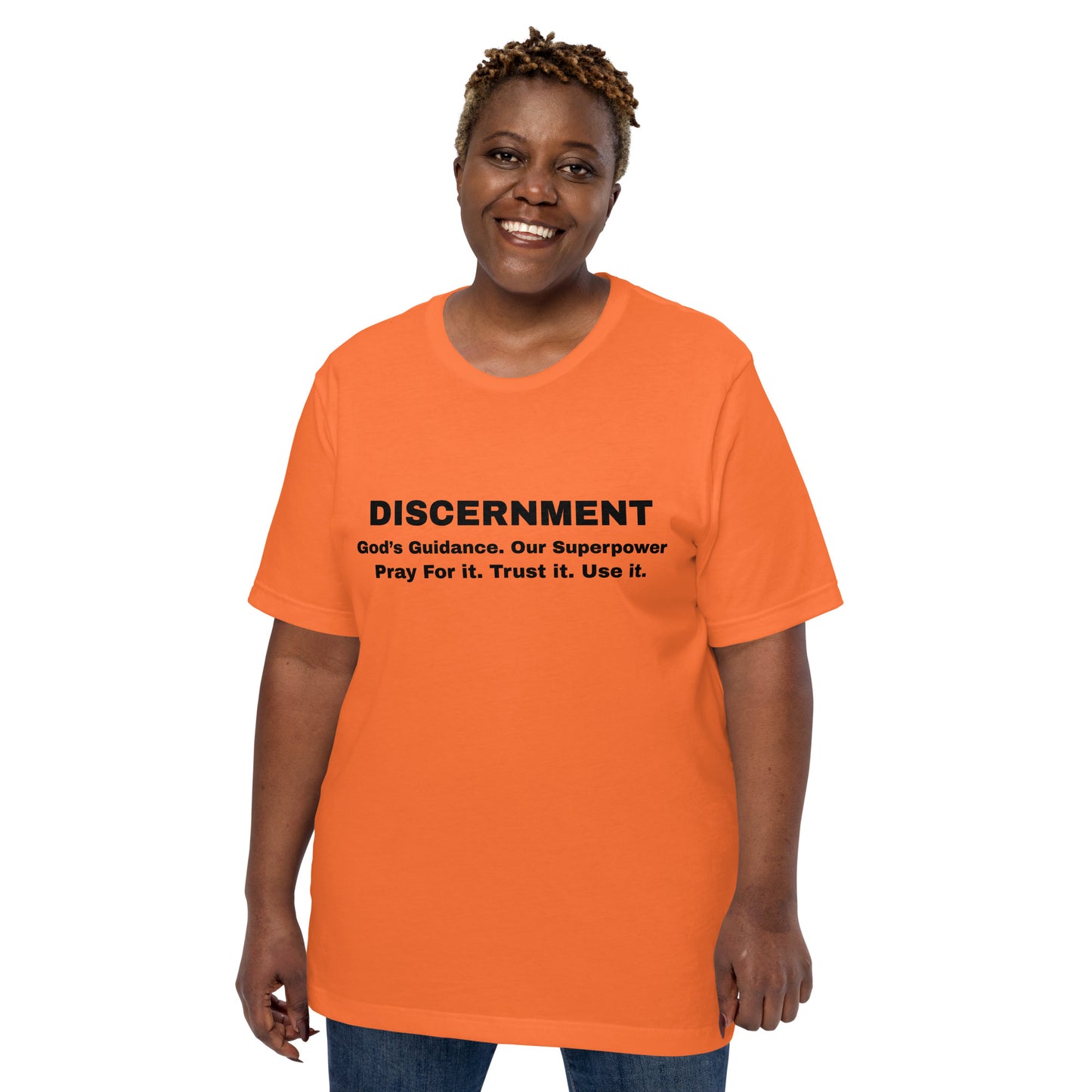Discernment Christian T-Shirt | God's Guidance Faith Inspirational Unisex T Shirt
