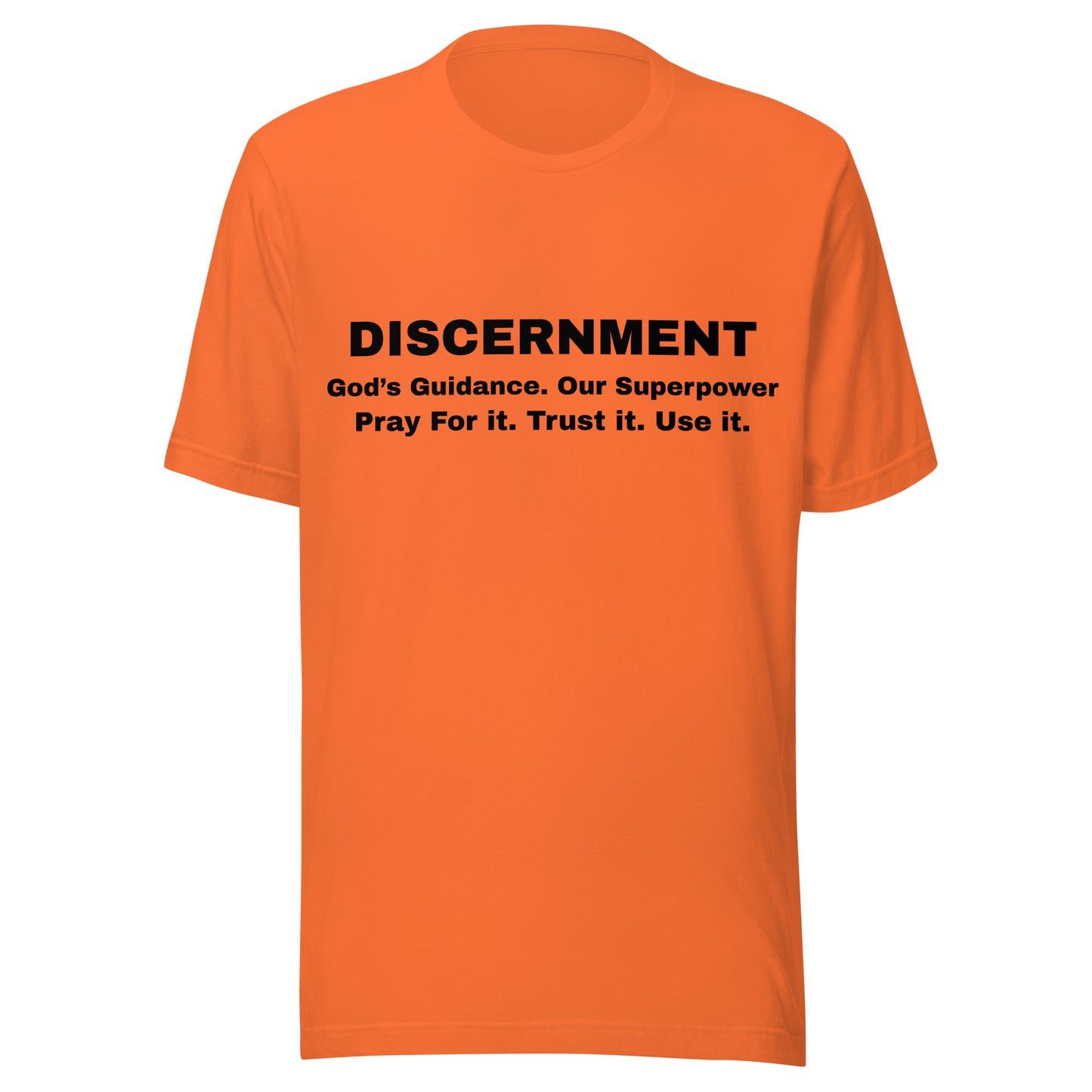 Discernment Christian T-Shirt | God's Guidance Faith Inspirational Unisex T Shirt