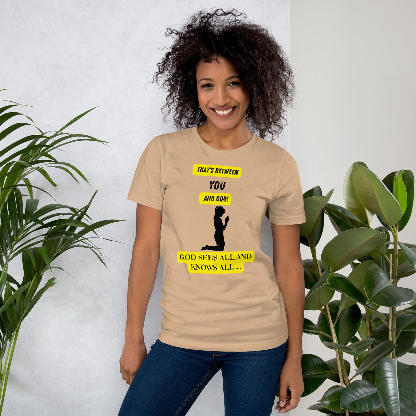 Christian Inspirational Unisex  T Shirt  Bella  Canvas 3001