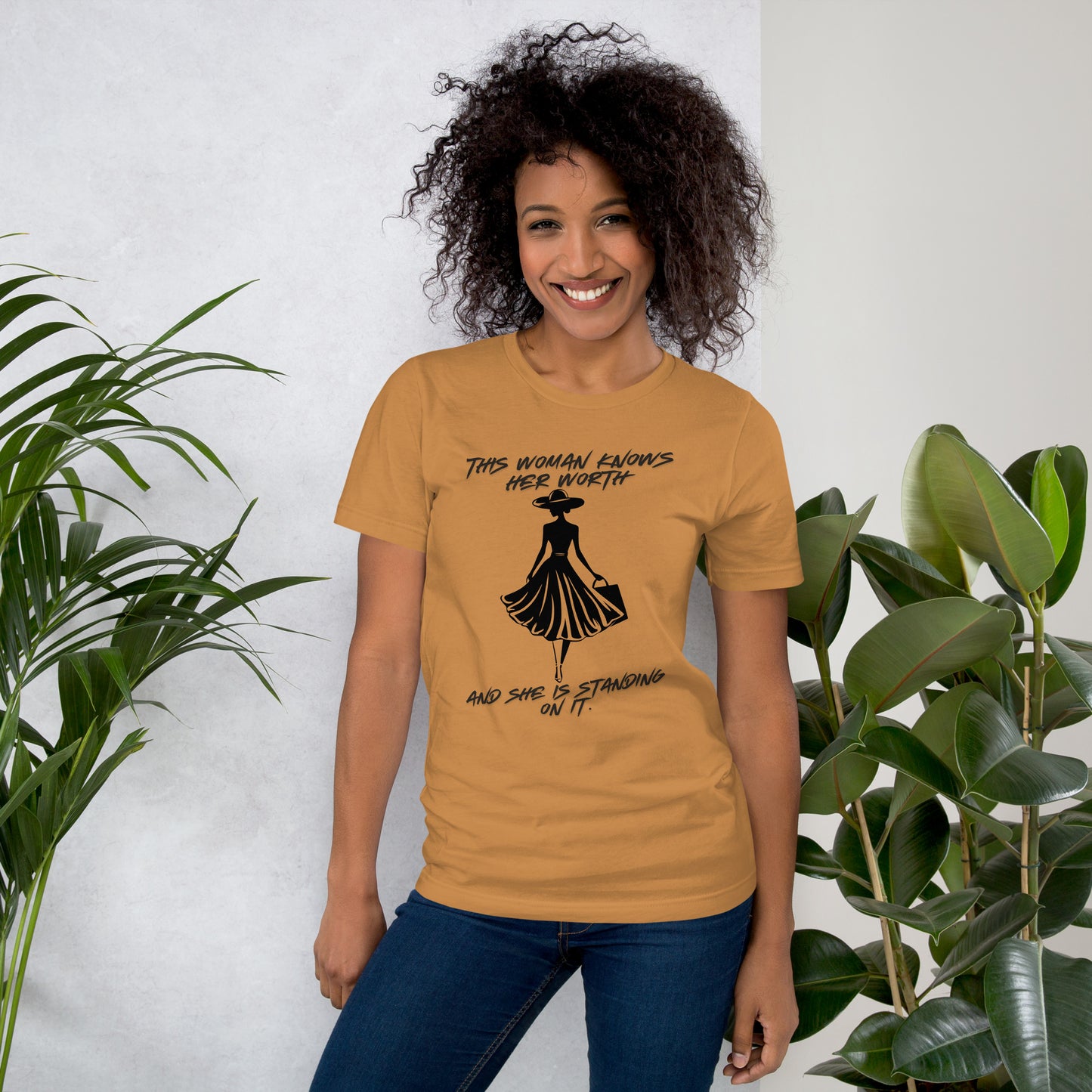 Know Your Worth Inspirational T Shirt For Women