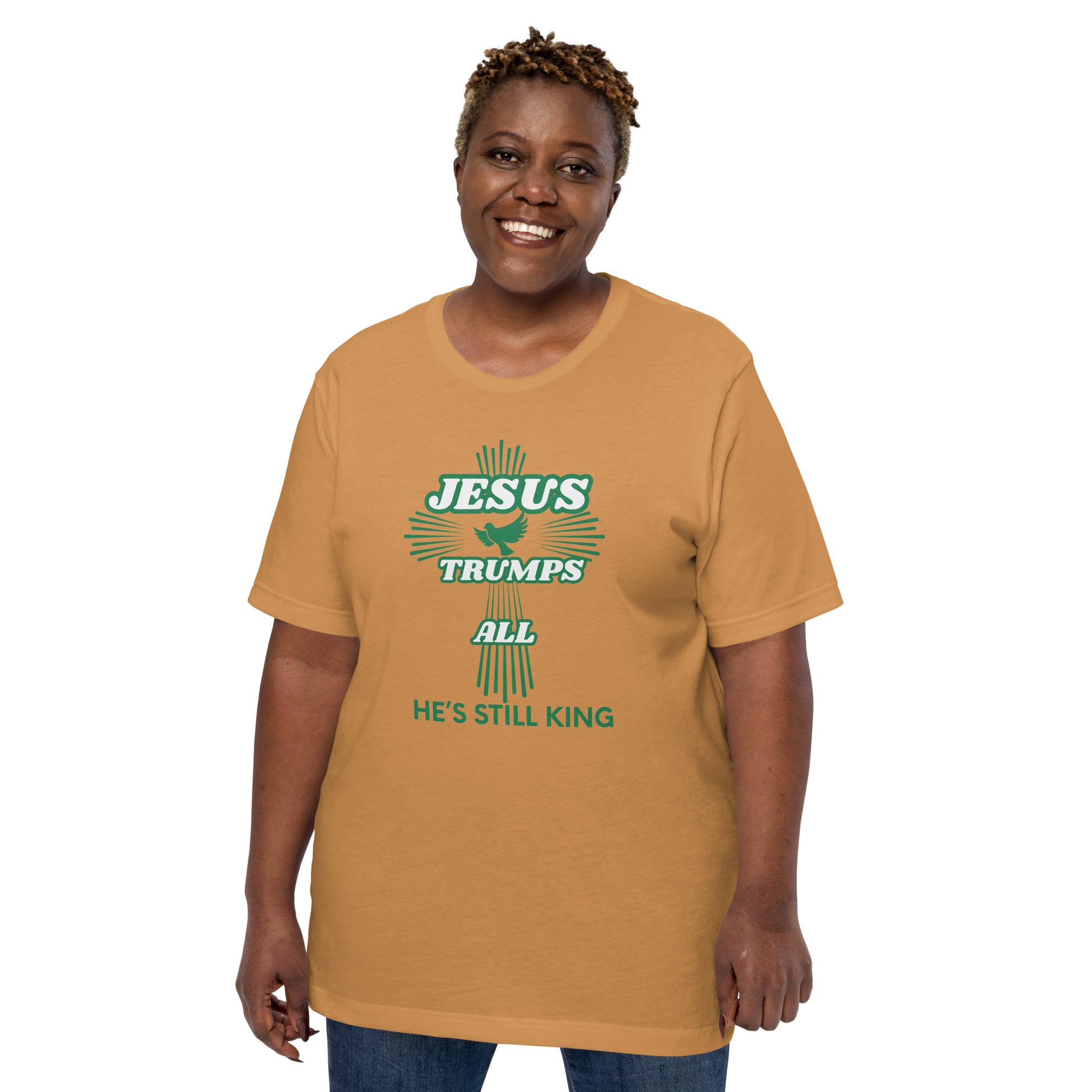 Jesus Trumps All Christian Inspirational Unisex T-Shirt