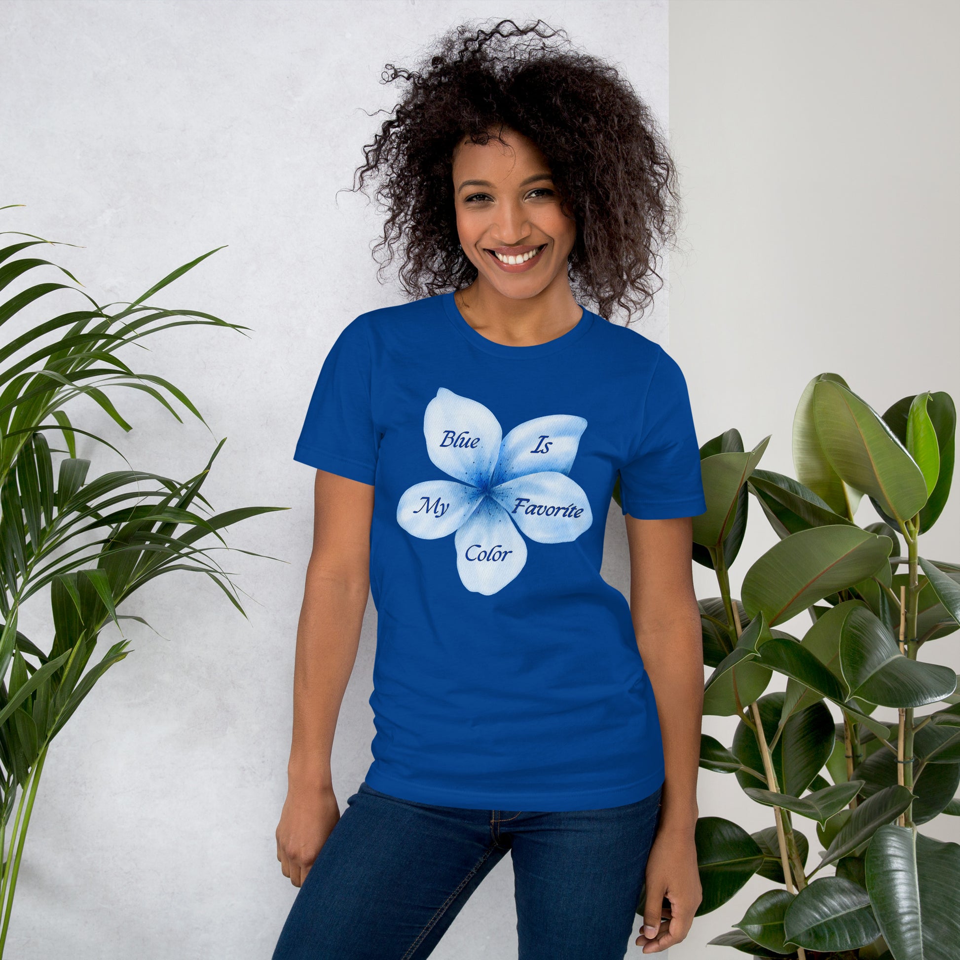 Blue Is My Favorite Color Unisex  T Shirt