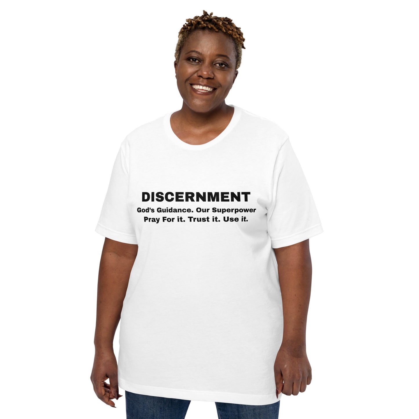 Discernment Christian T-Shirt | God's Guidance Faith Inspirational Unisex T Shirt