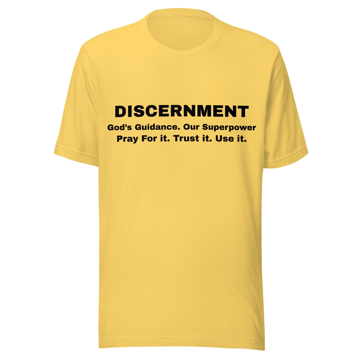 Discernment Christian T-Shirt | God's Guidance Faith Inspirational Unisex T Shirt