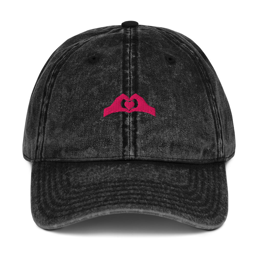 Spread The Love Inspirational Vintage Cotton Twill Cap