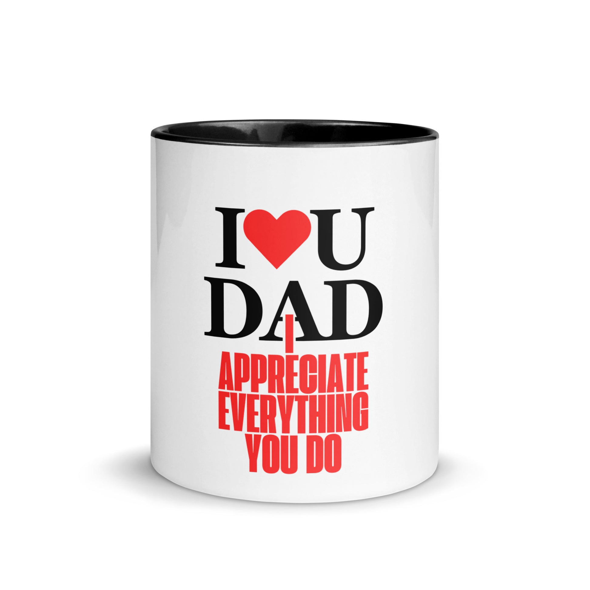 Father's Day Inspirational Mug with Color Inside