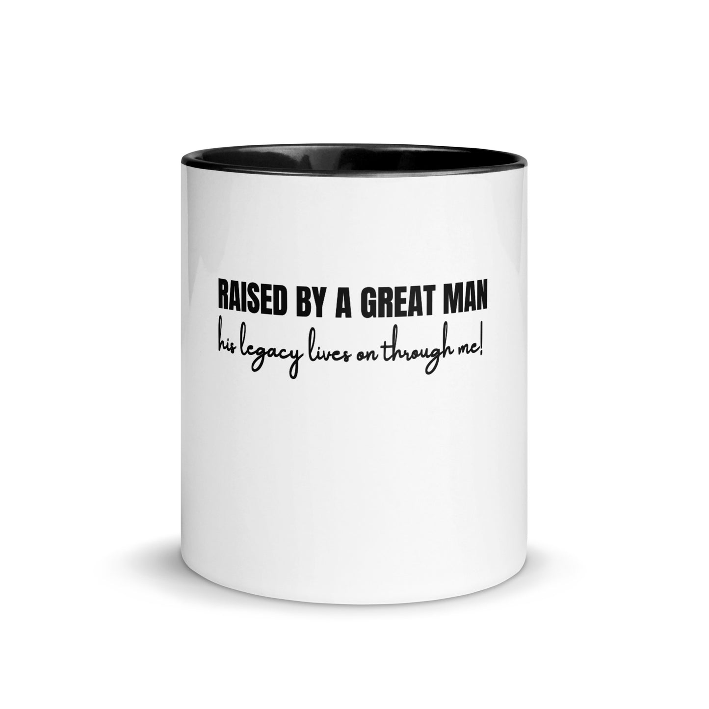 Father's Day Inspirational Mug with Color Inside