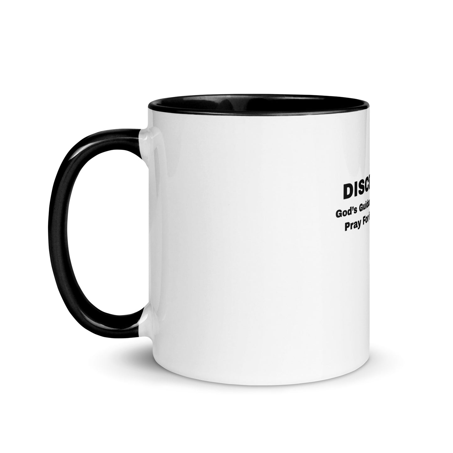 Discernment Christian Faith Inspirational Mug with Color Inside
