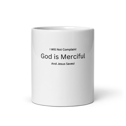 Christian Inspirational White Glossy Mug