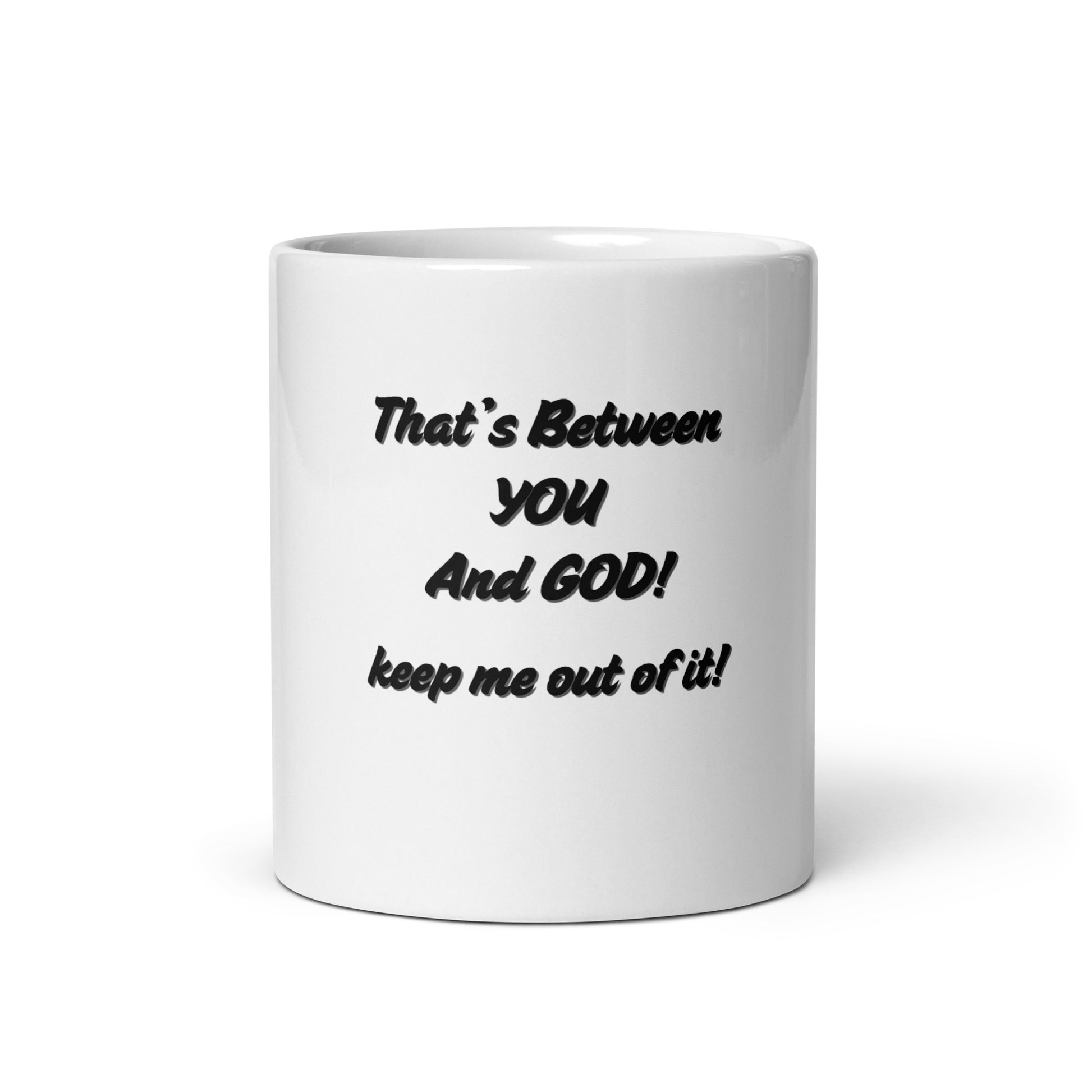 Christian Inspirational White Glossy Mug