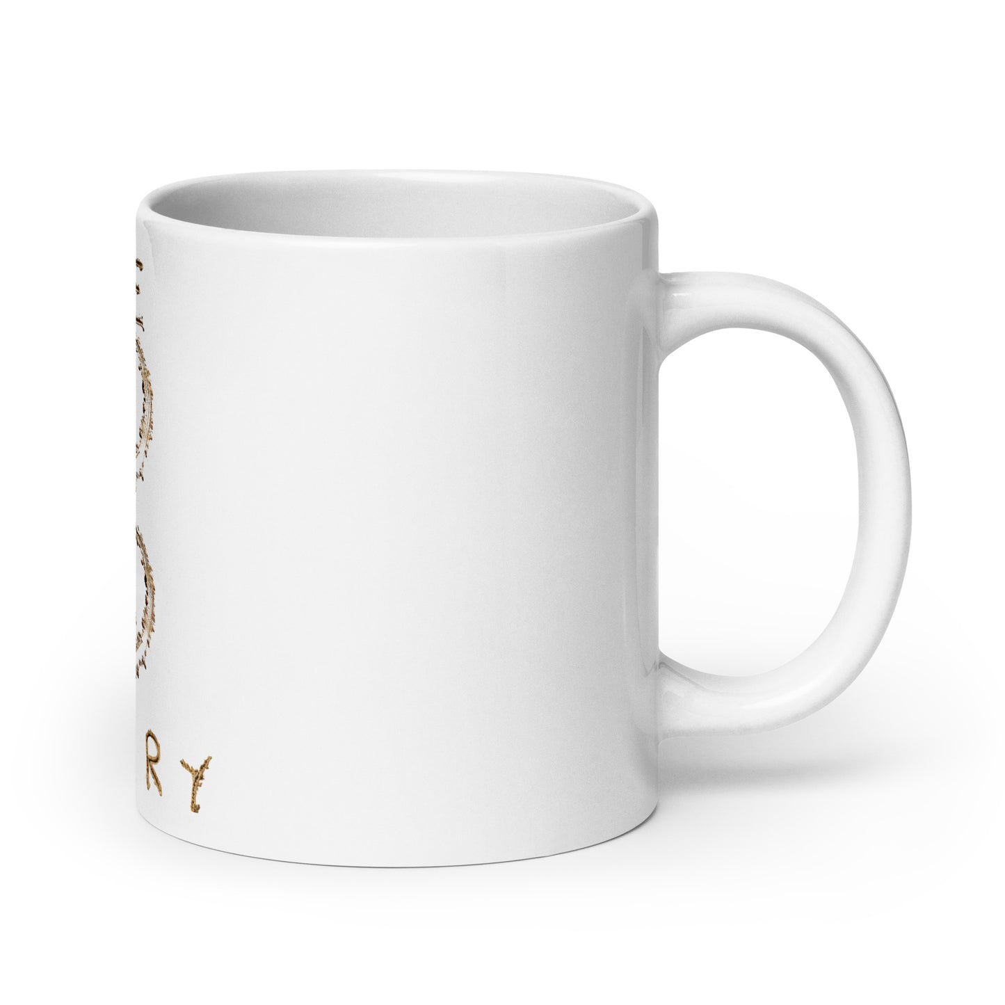 Give God The Glory Inspirational White Glossy Mug