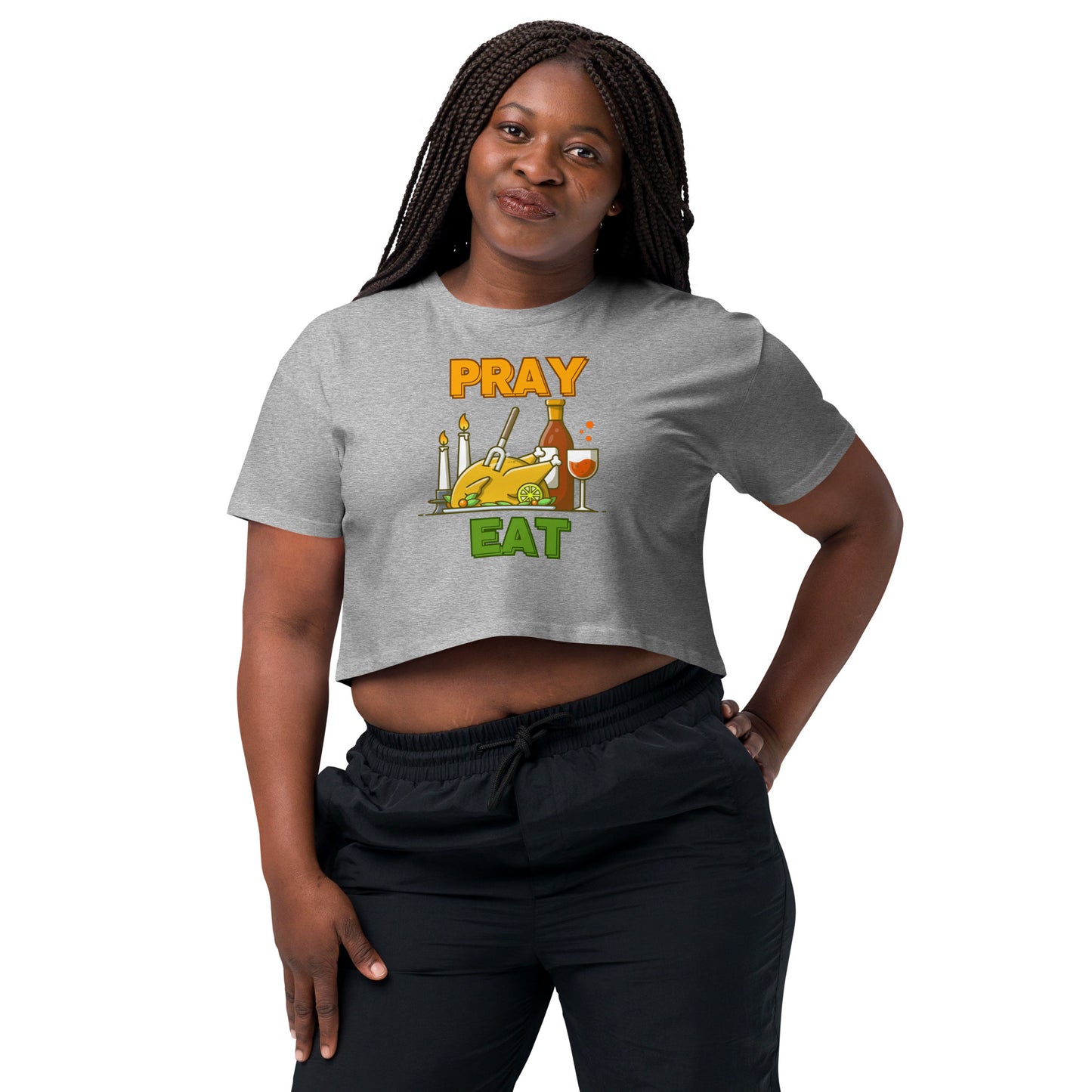 Thanksgiving Holiday Women’s Crop Top Shirt