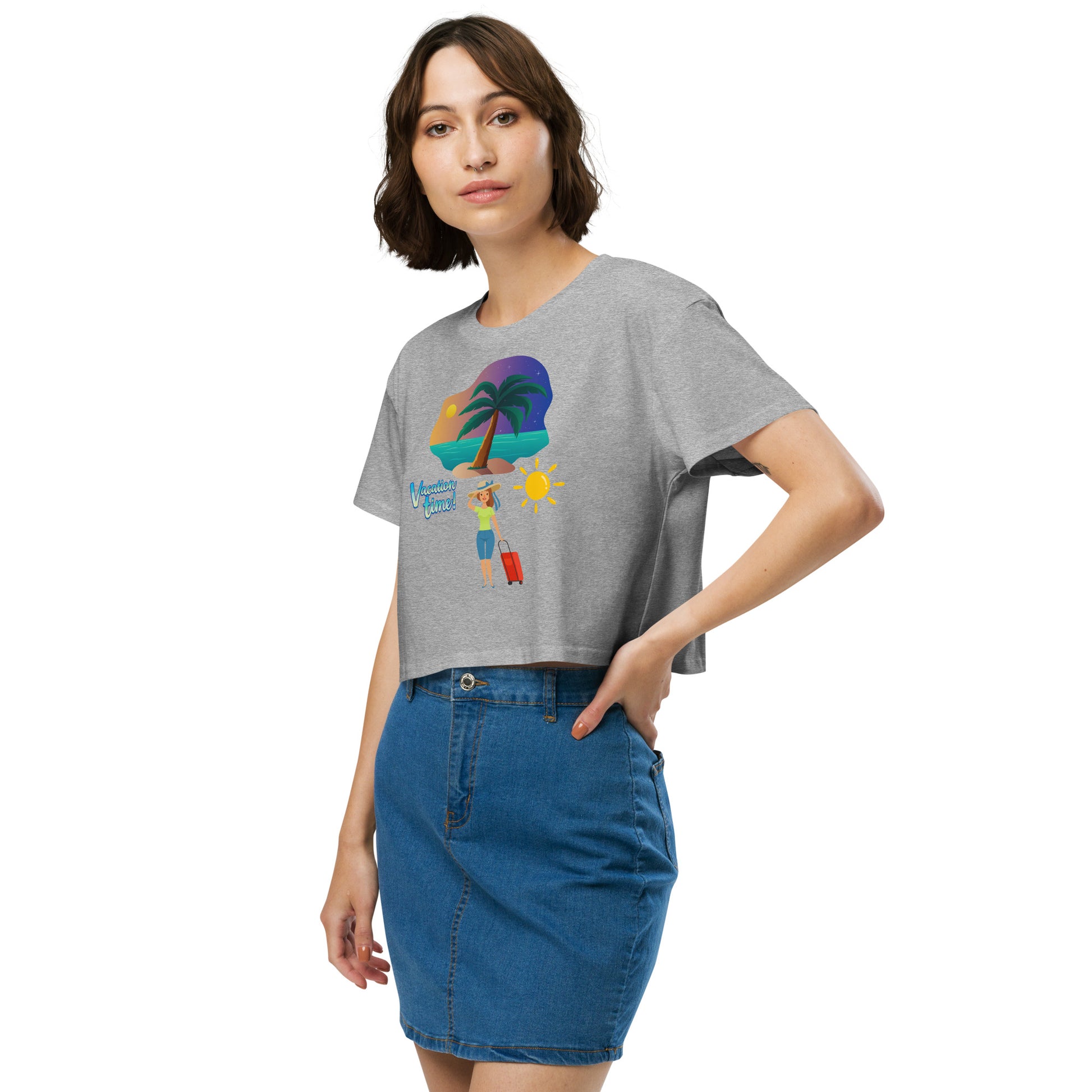 Vacation Shirt Women’s crop top