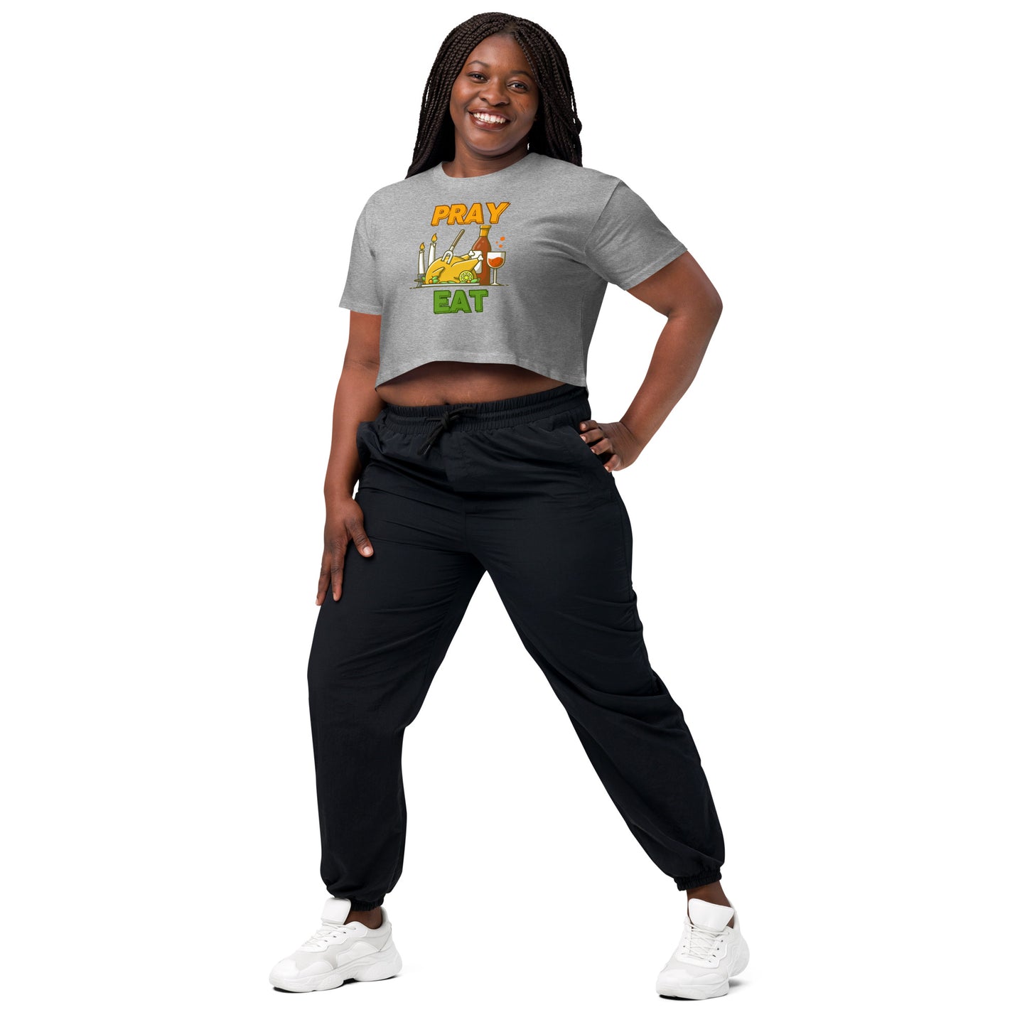 Thanksgiving Holiday Women’s Crop Top Shirt