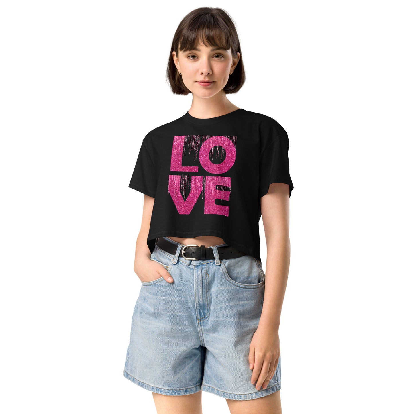 Love Inspirational Crop Top for Women