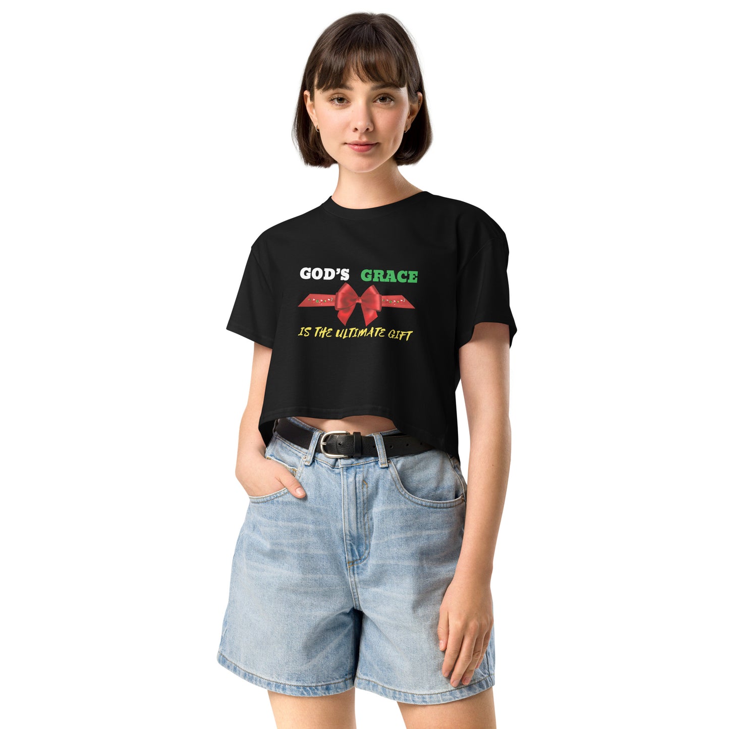 Christmas Holiday Women’s Crop Top