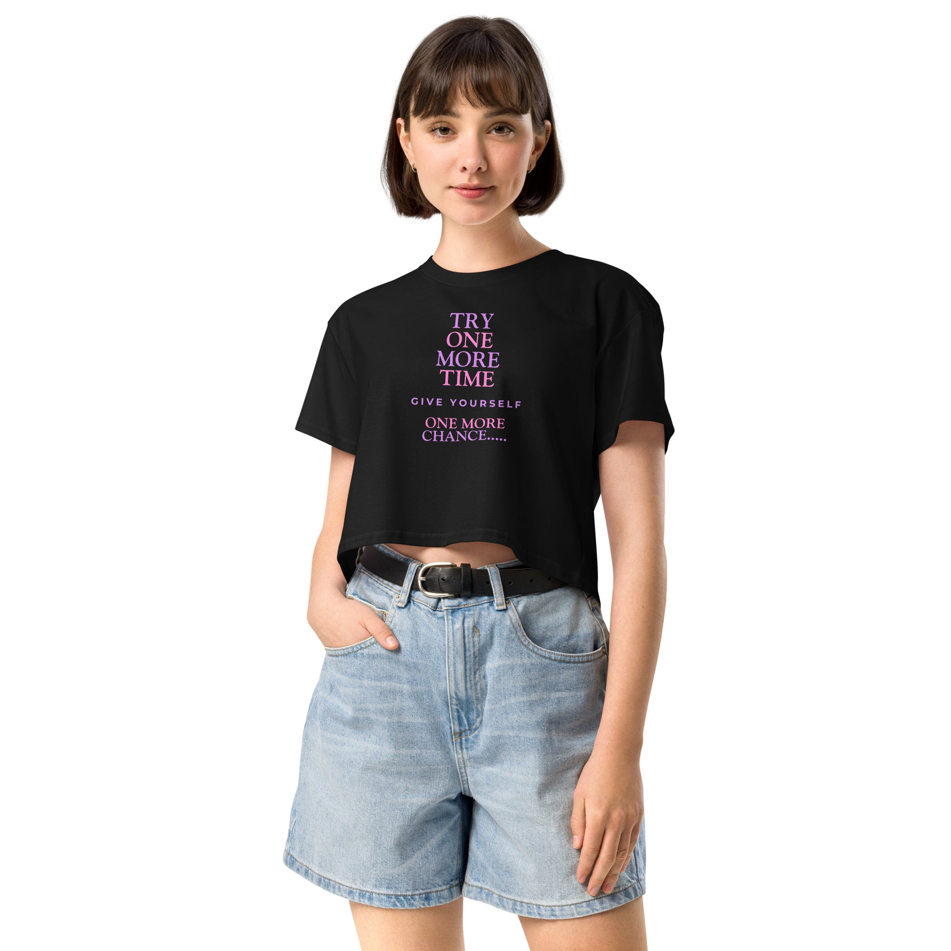 Inspirational Crop Top for Women