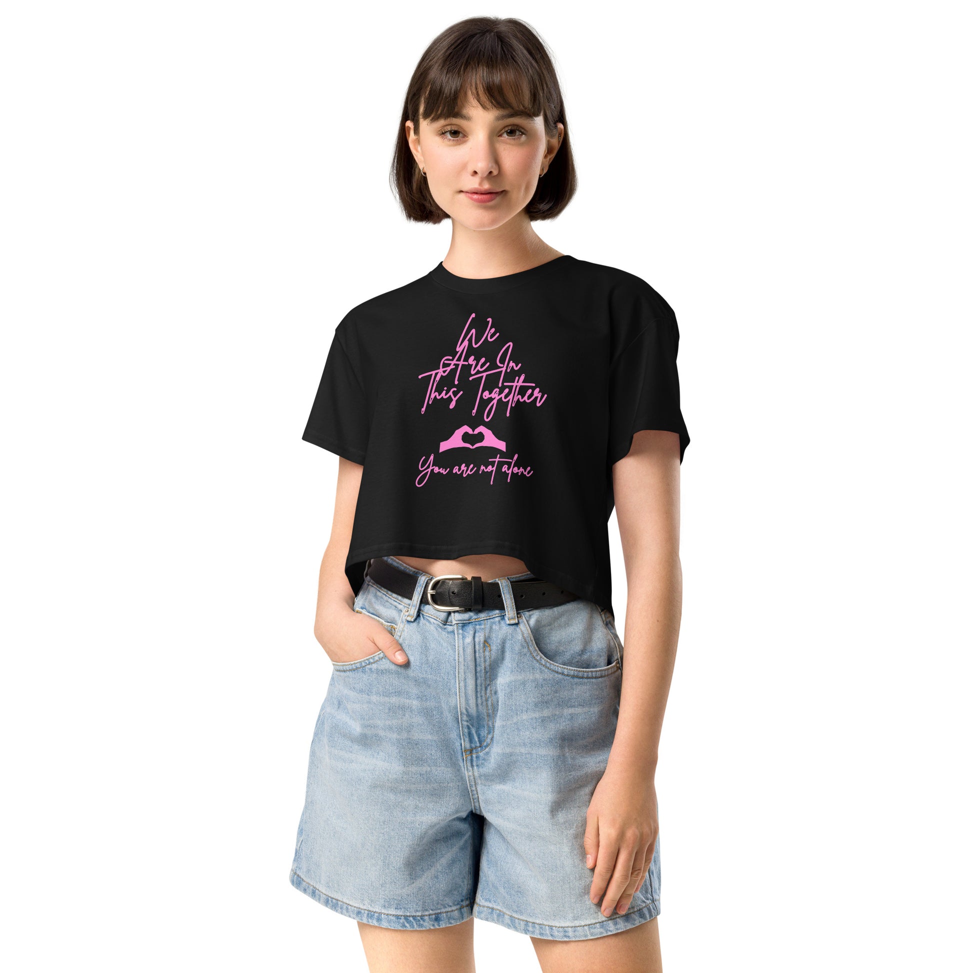 We are in this together Motivational Crop Top