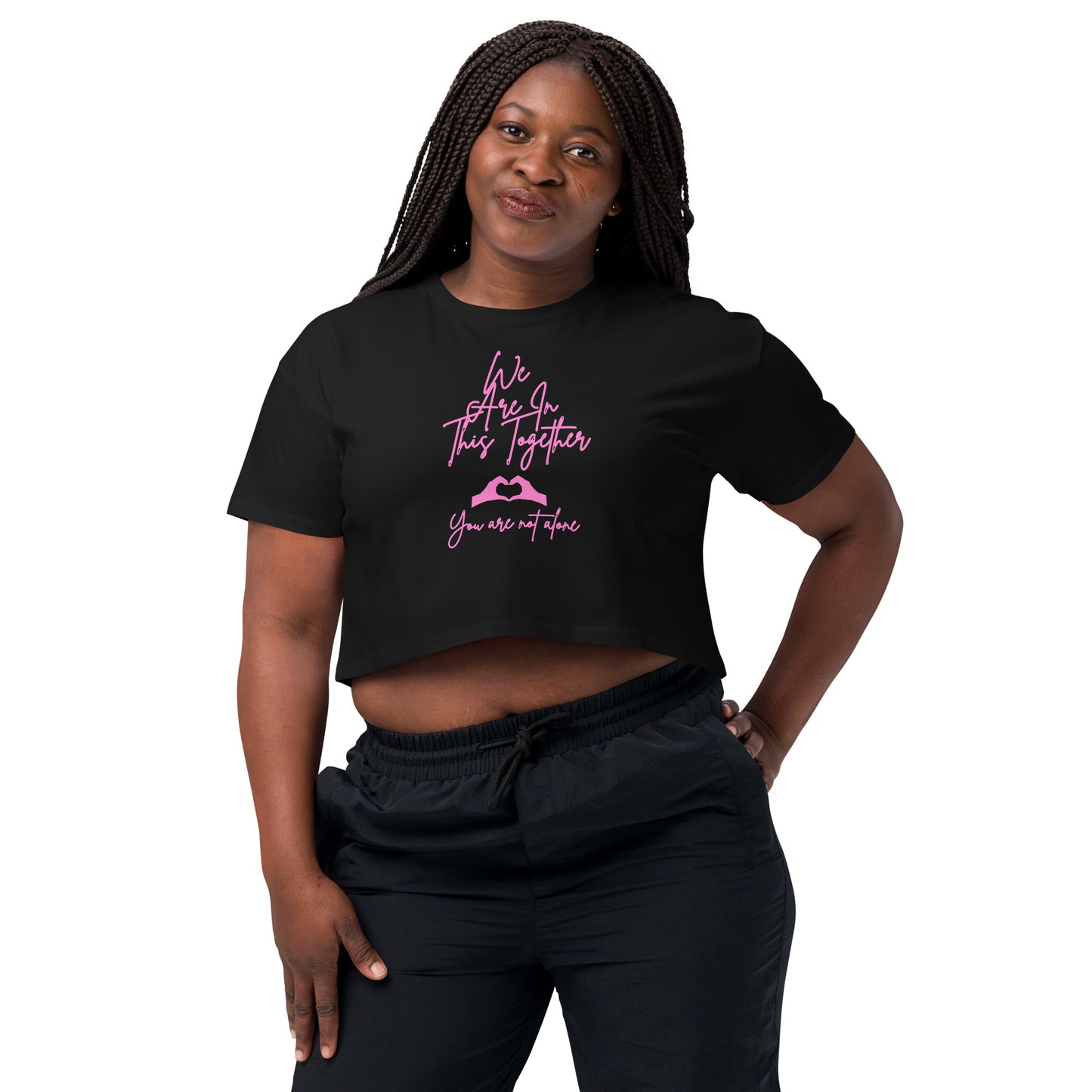 We are in this together Motivational Crop Top