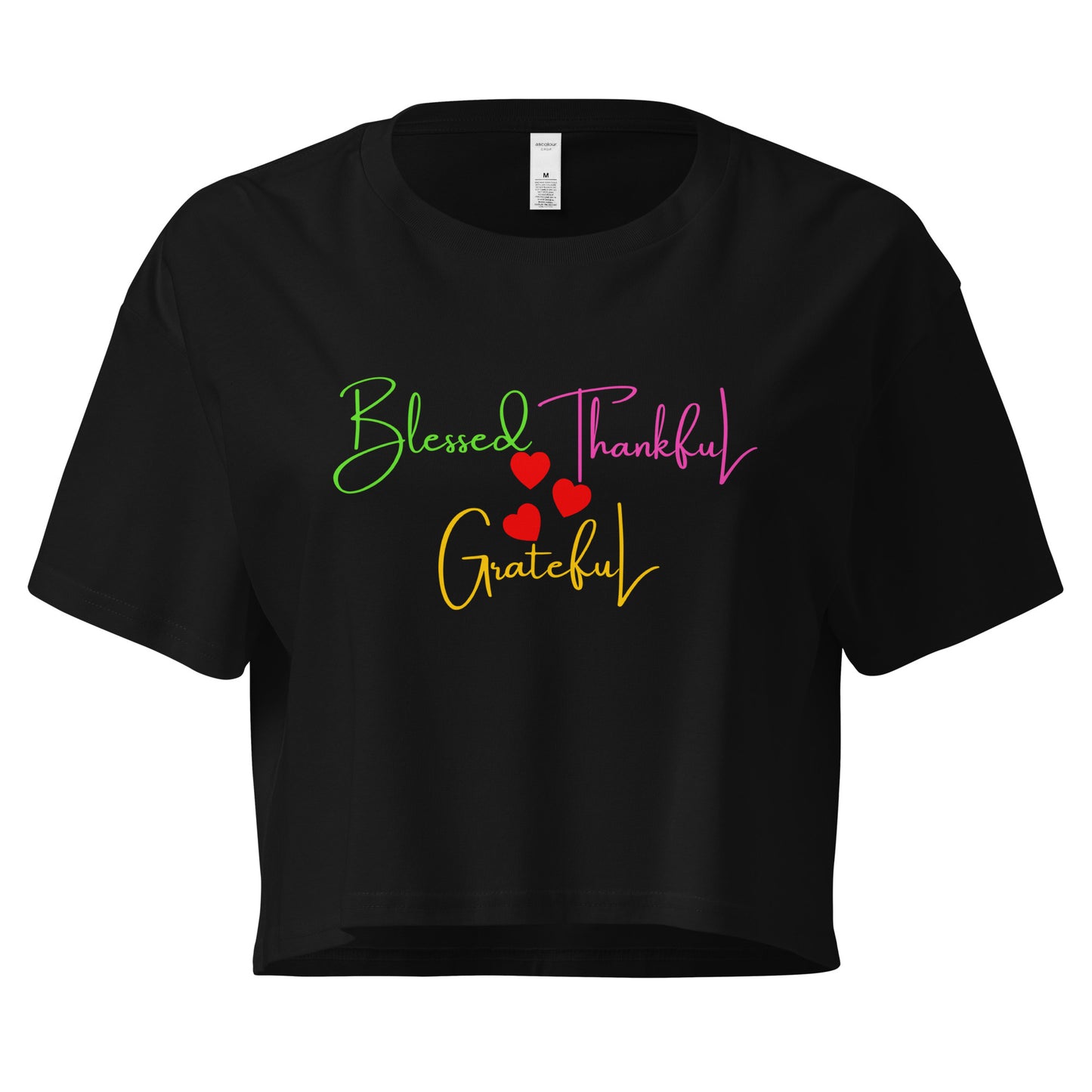 Blessed Motivational Women’s Crop Top