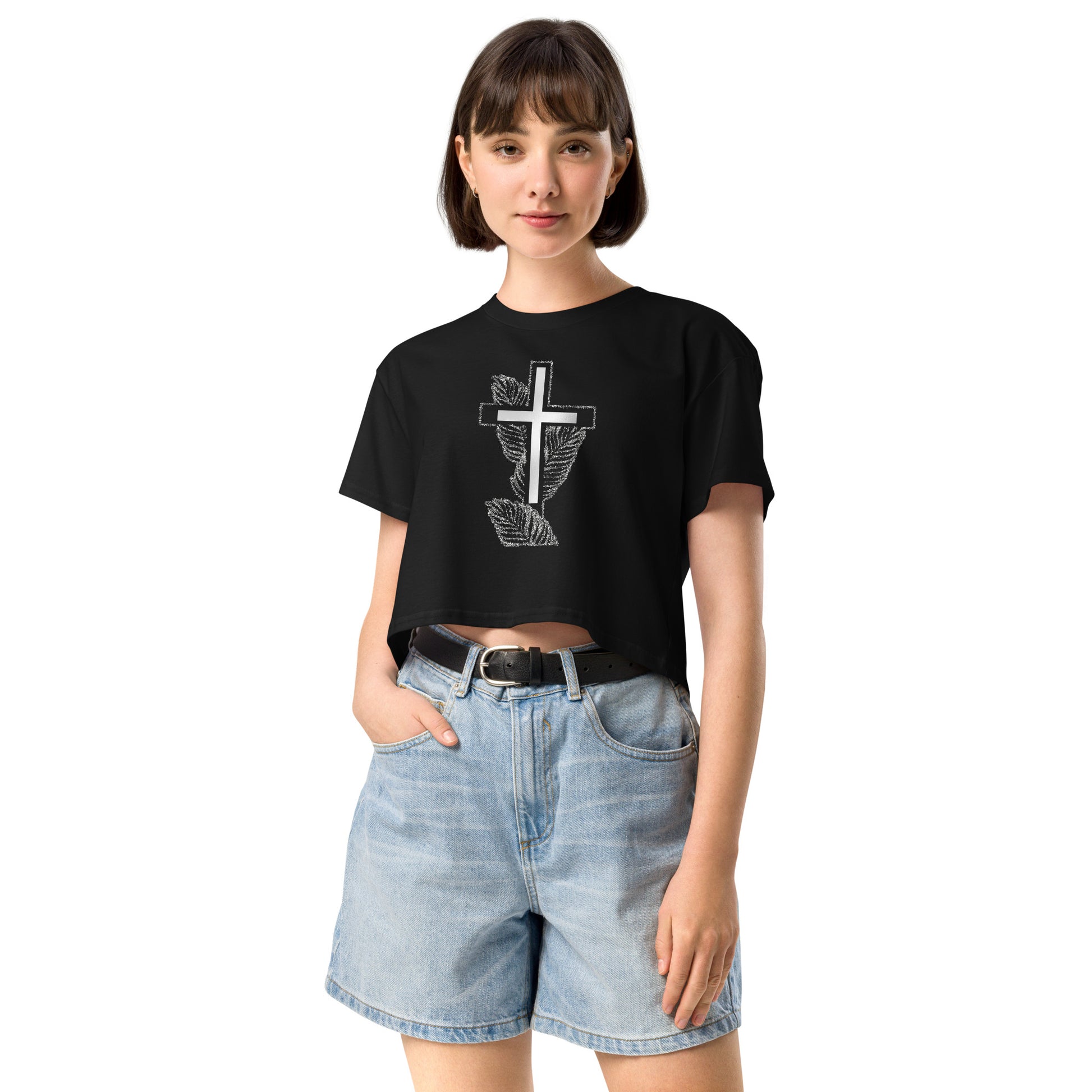 Christian Inspirational Womens Crop Top