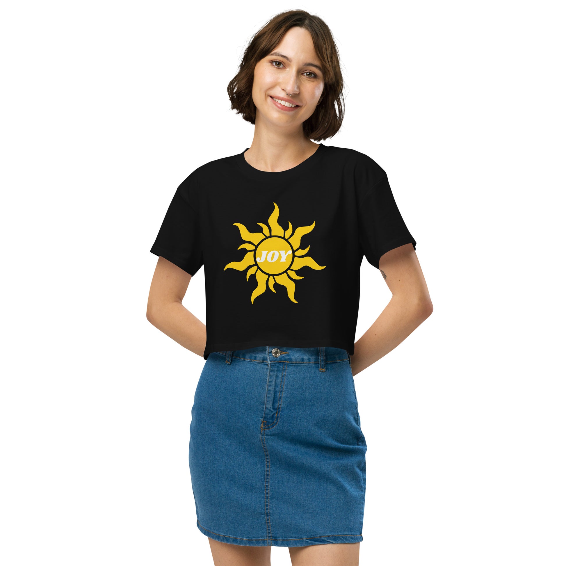 Joy Inspirational Women’s Crop Top