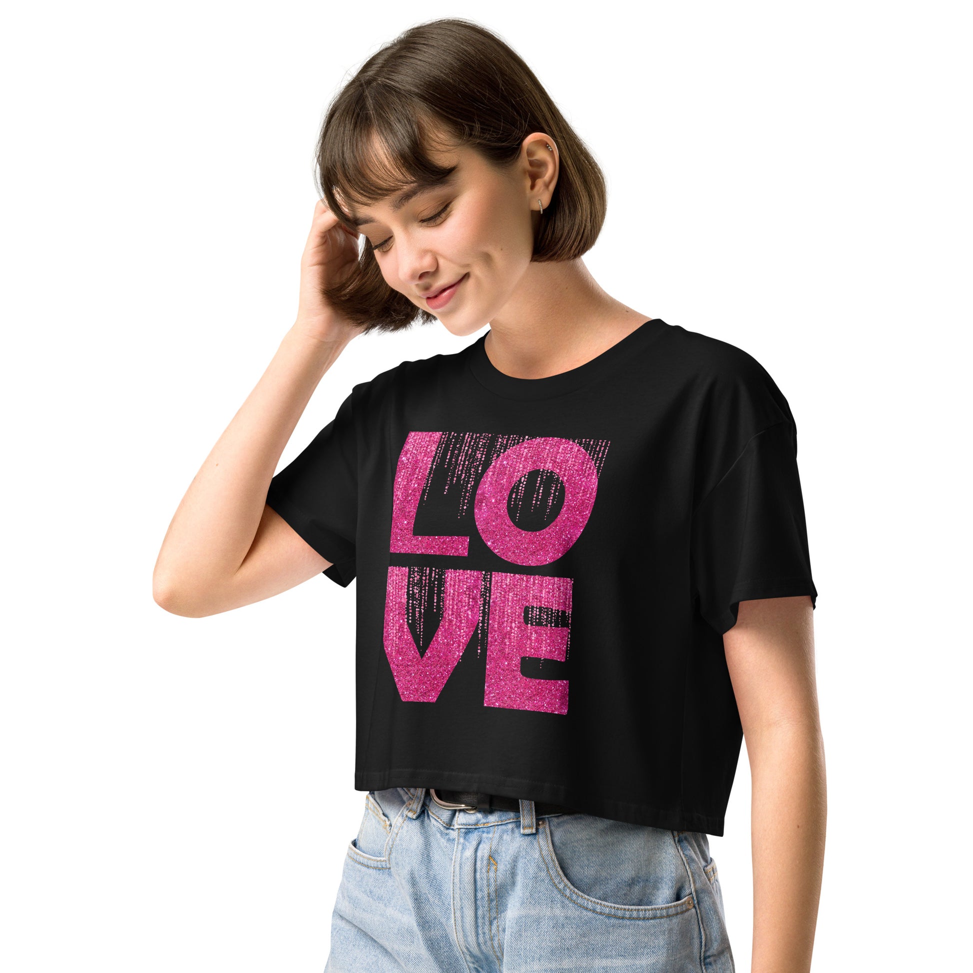 Love Inspirational Crop Top for Women