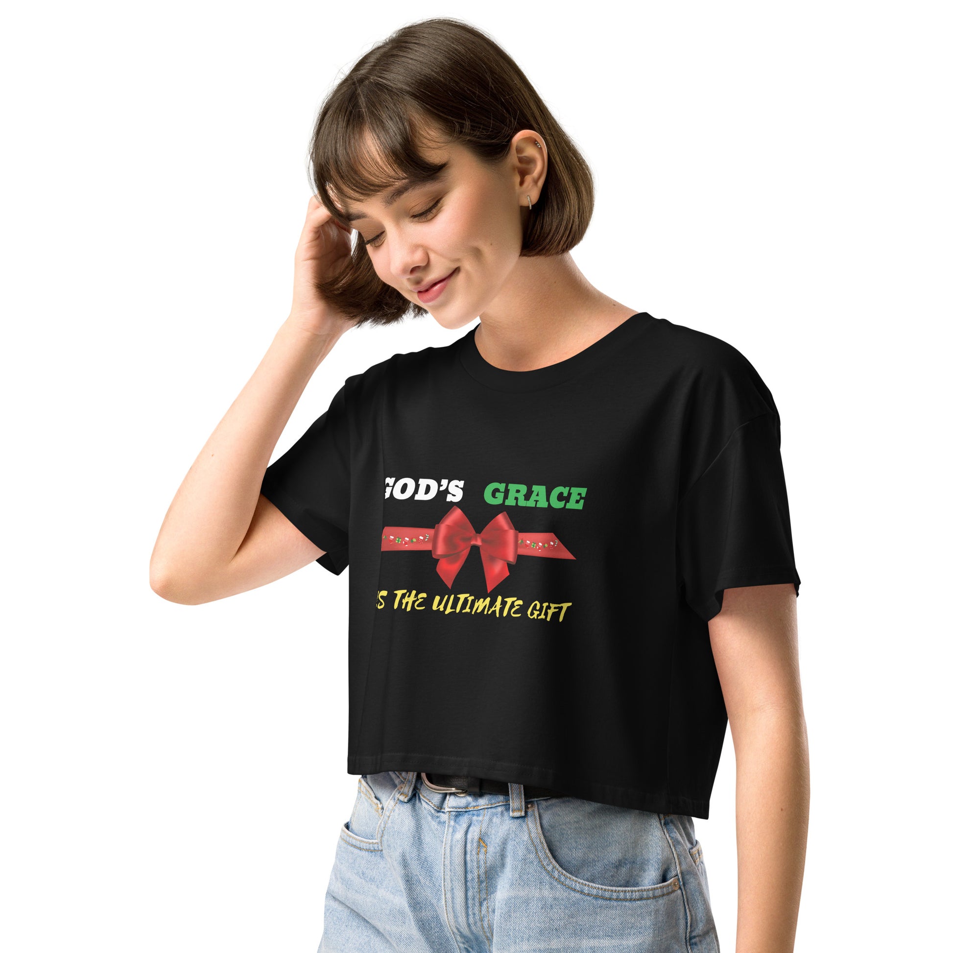 Christmas Holiday Women’s Crop Top