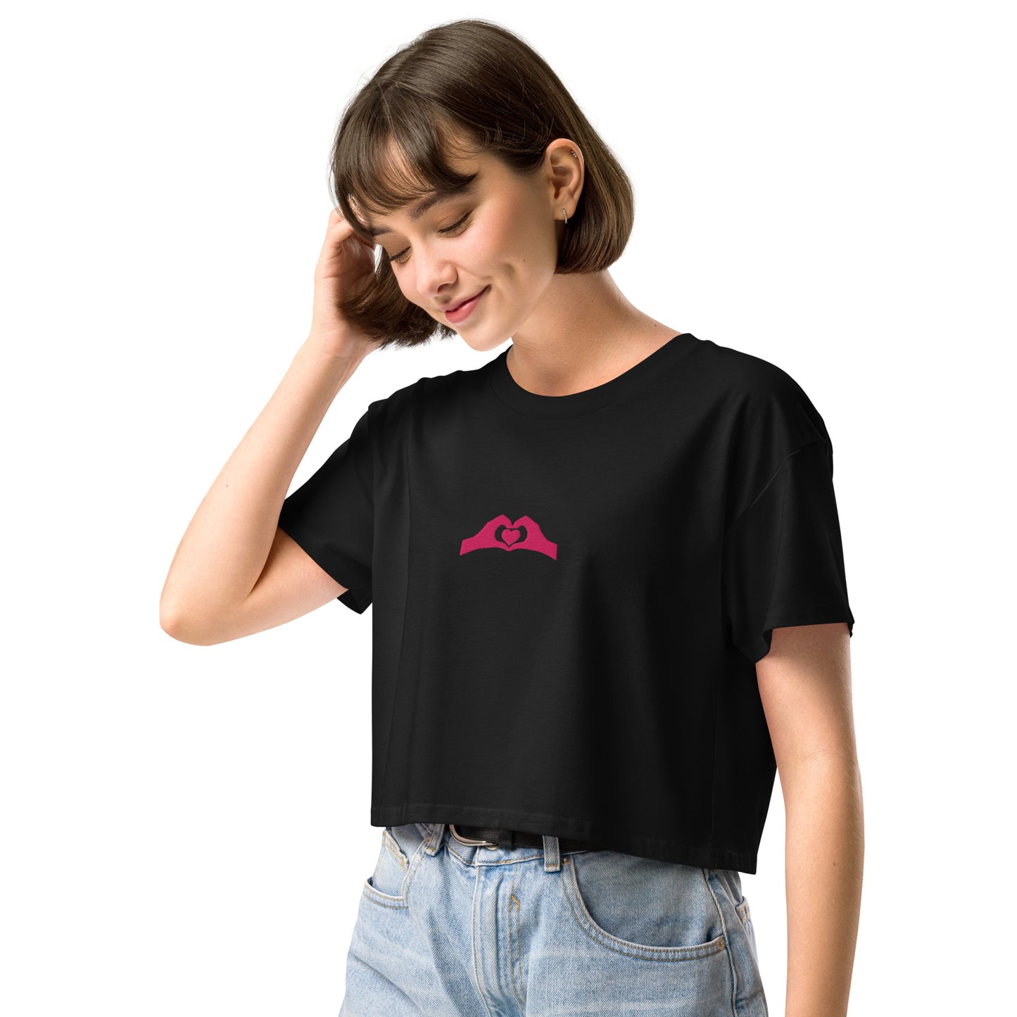 Spread The Love Motivational Women’s Crop Top