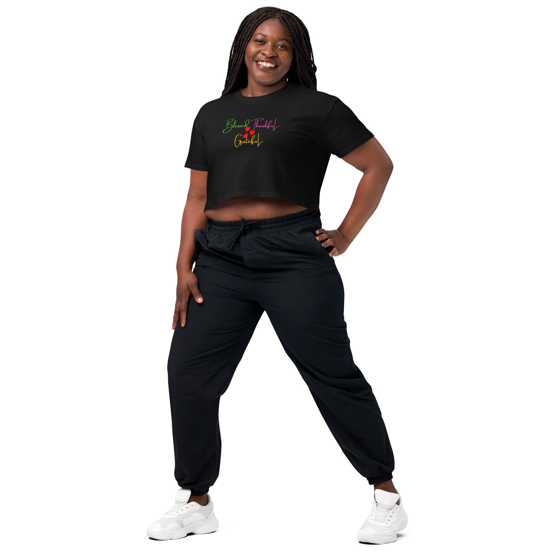 Blessed Motivational Women’s Crop Top