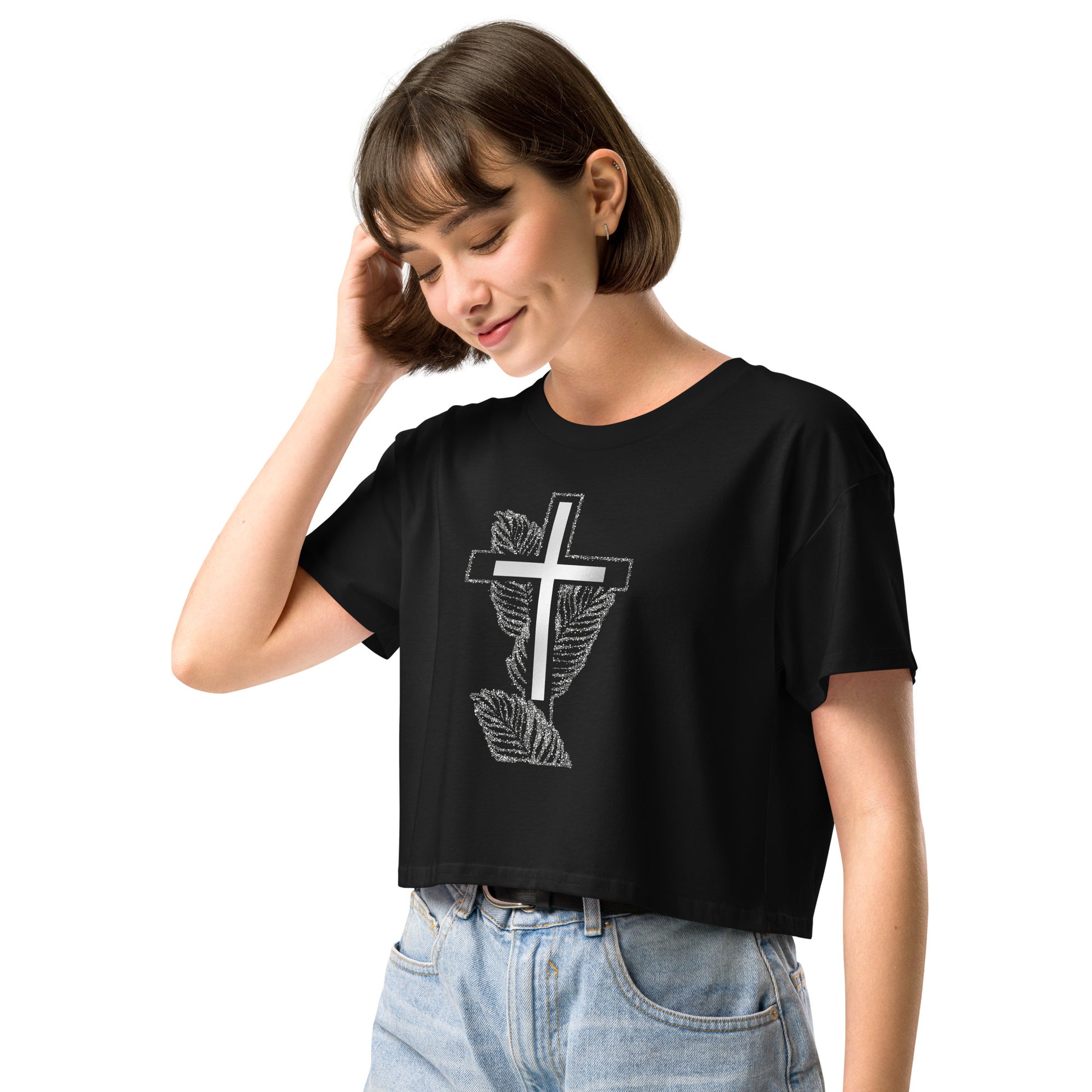 Christian Inspirational Womens Crop Top