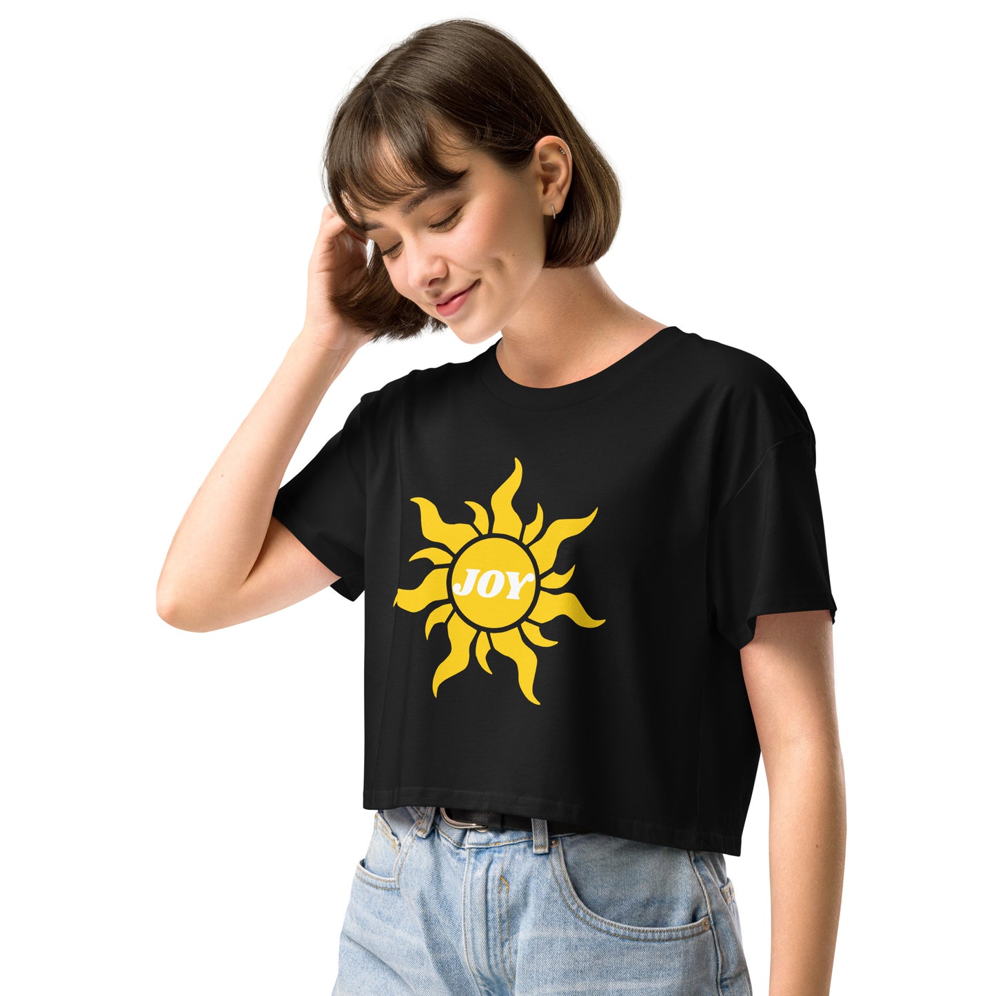 Joy Inspirational Women’s Crop Top
