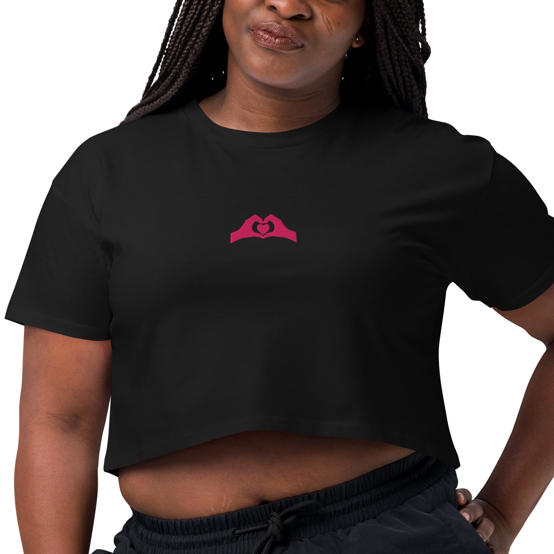 Spread The Love Motivational Women’s Crop Top